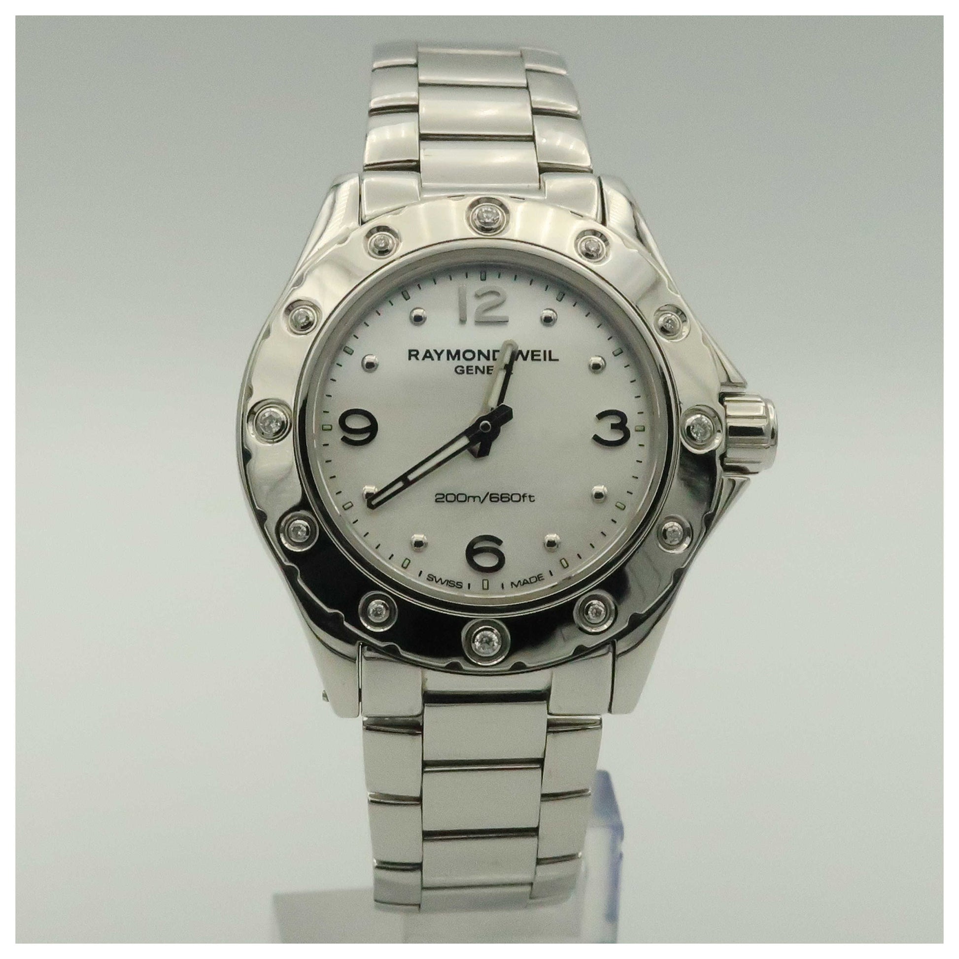 Front view of Raymond Weil RW Spirit Women's Swiss Quartz (Battery-Powered) Watch 3170-S12-05915-SD3