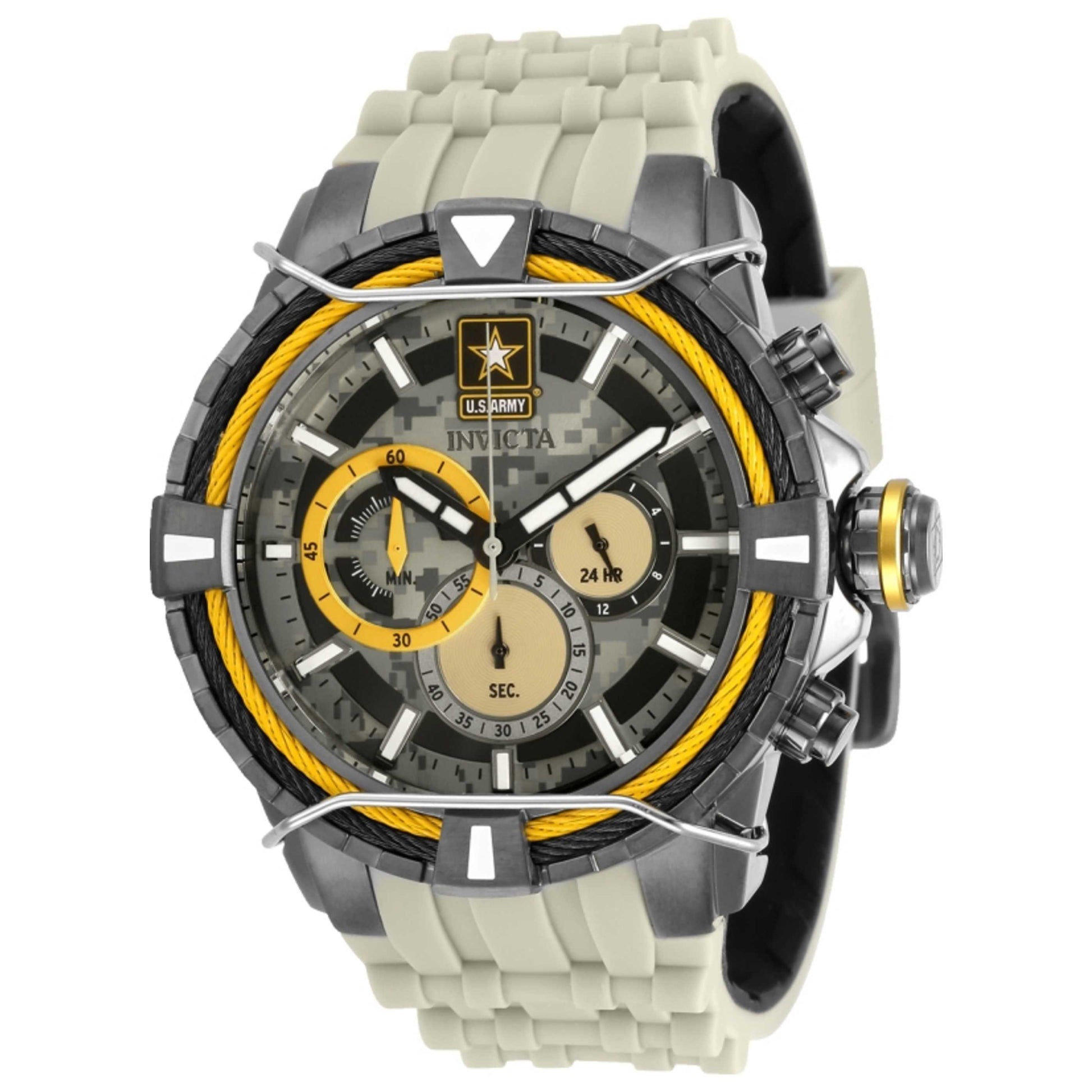 Front view of Invicta Army Men's Quartz Watch 31847
