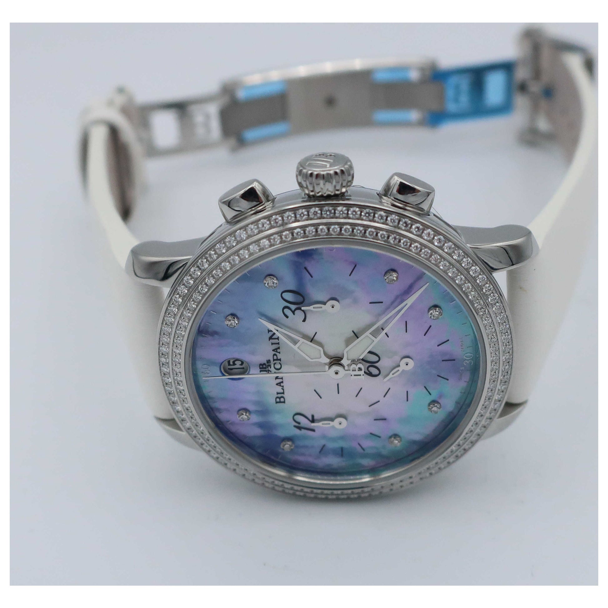 Blancpain Women Women's Automatic Watch 3185F-4554L-64B-SD - Image #8