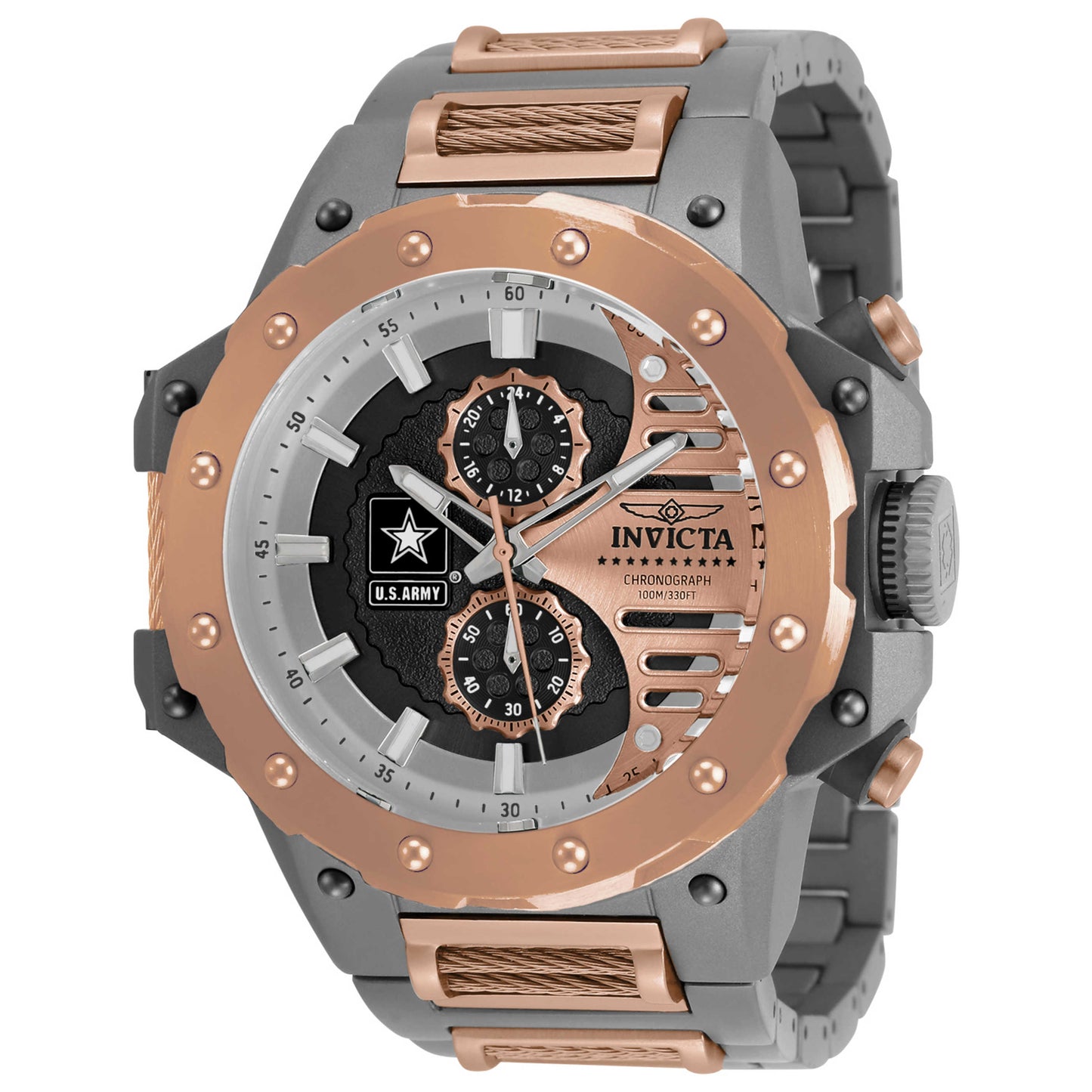 Front view of Invicta U.S. Army Men's Quartz Watch 32989