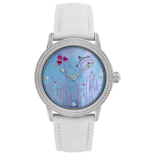 Front view of Blancpain Women Women's Automatic Watch 3300-35A54-52B