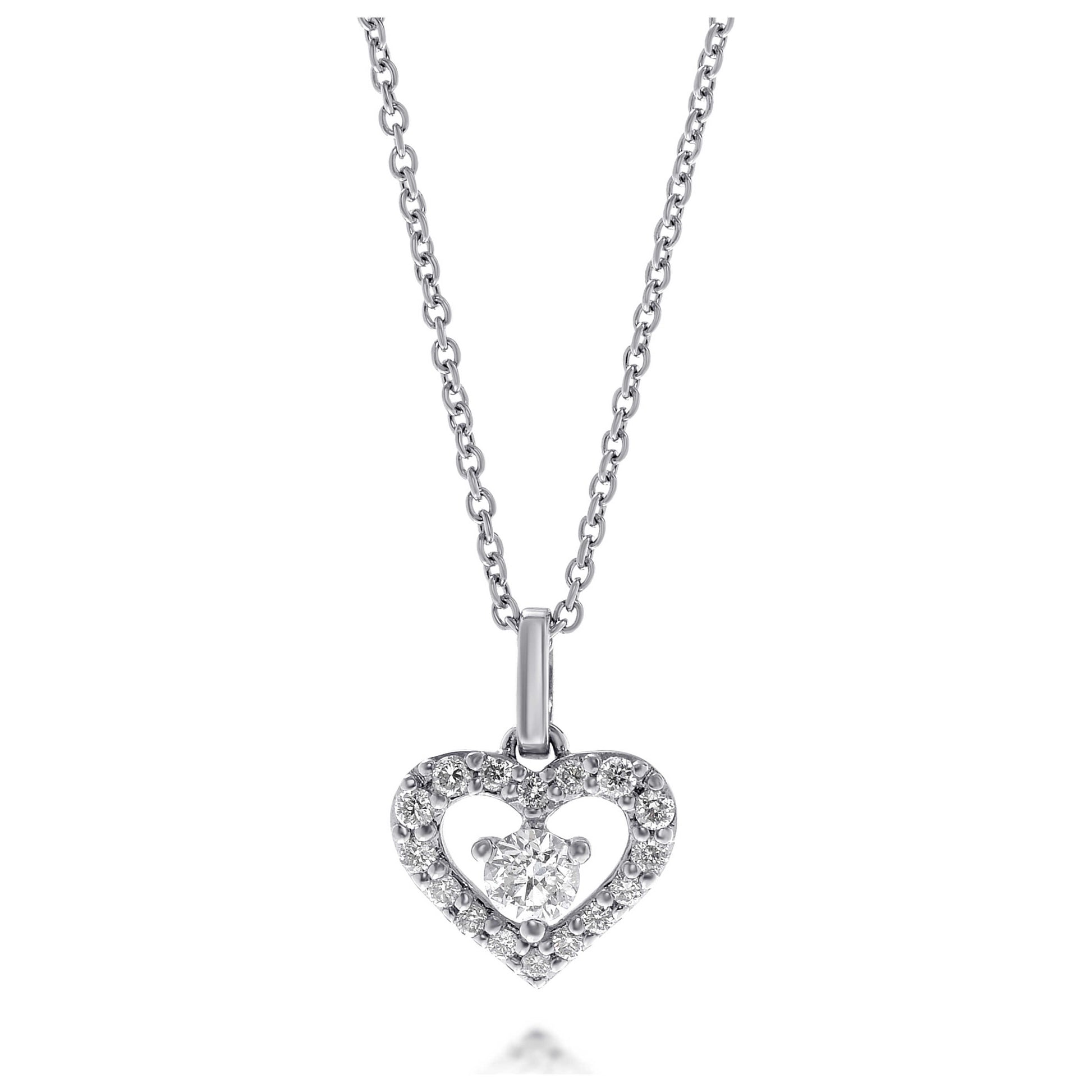 Front view of Bliss by Damiani Diamond Pendant Women's Necklace 330440