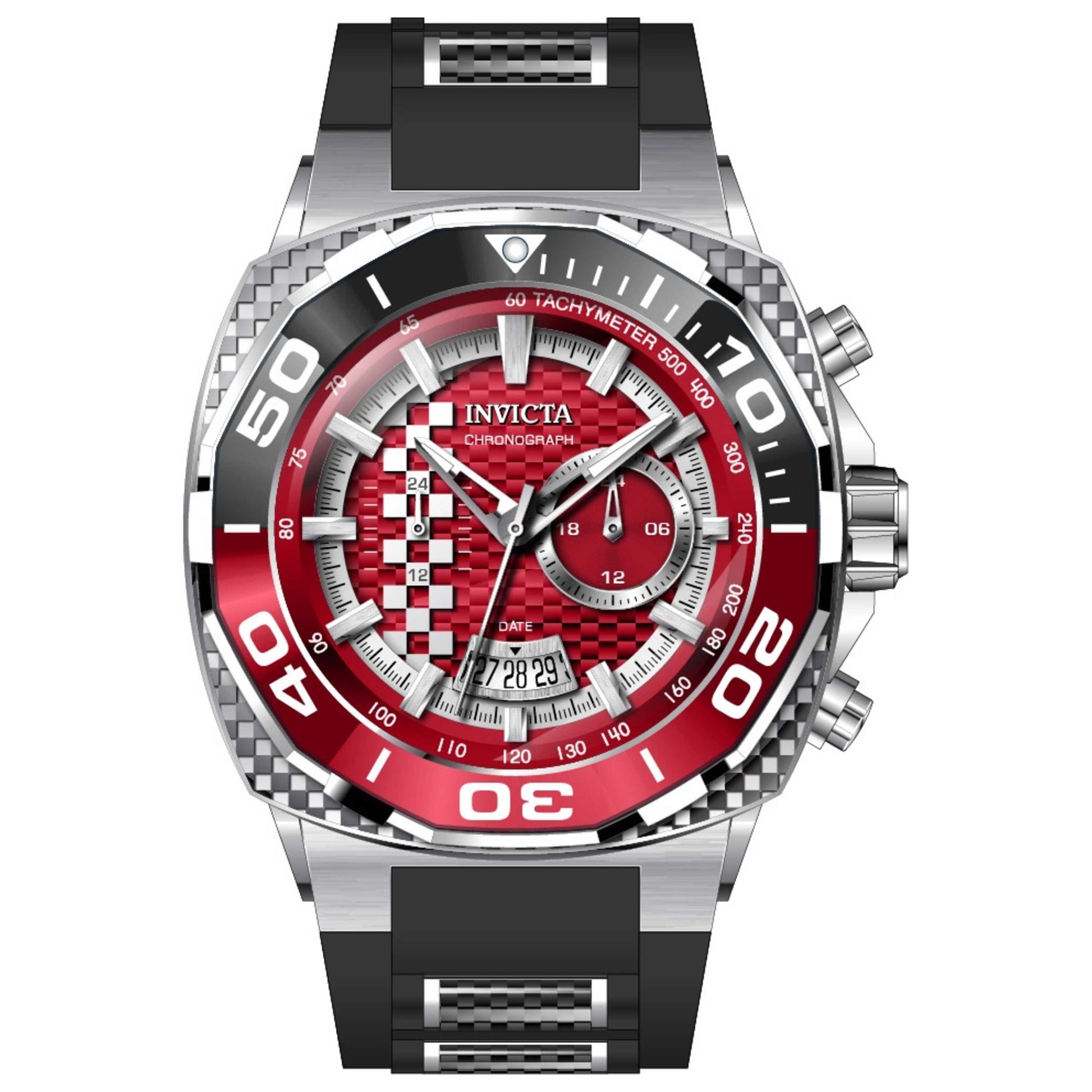 Front view of Invicta Speedway Men's Quartz Watch 33191