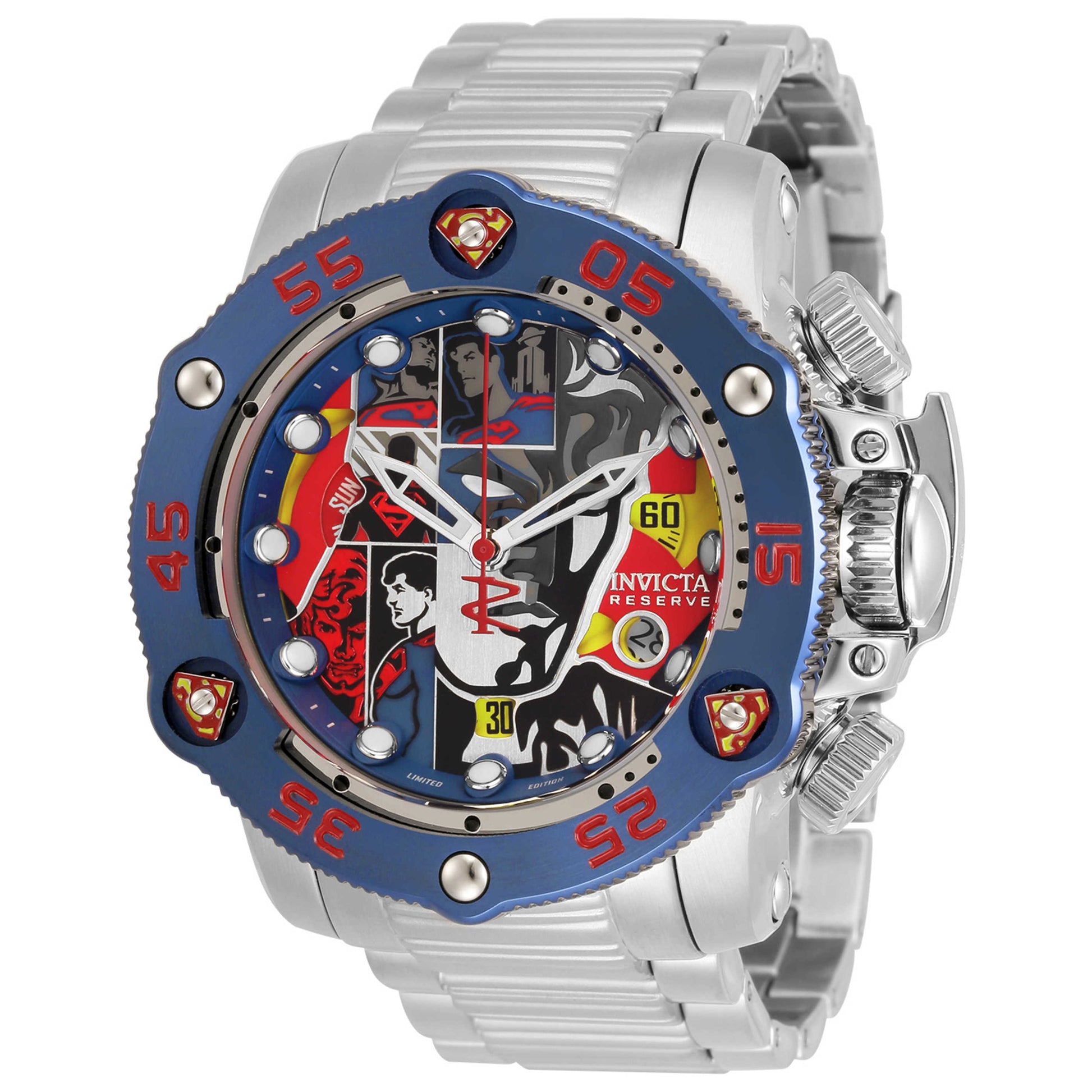 Front view of Invicta DC Comics Men's Quartz Watch 33230