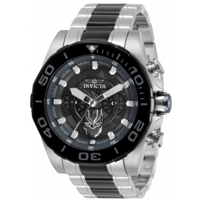 Front view of Invicta Marvel Black Panther Quartz Watch 33392