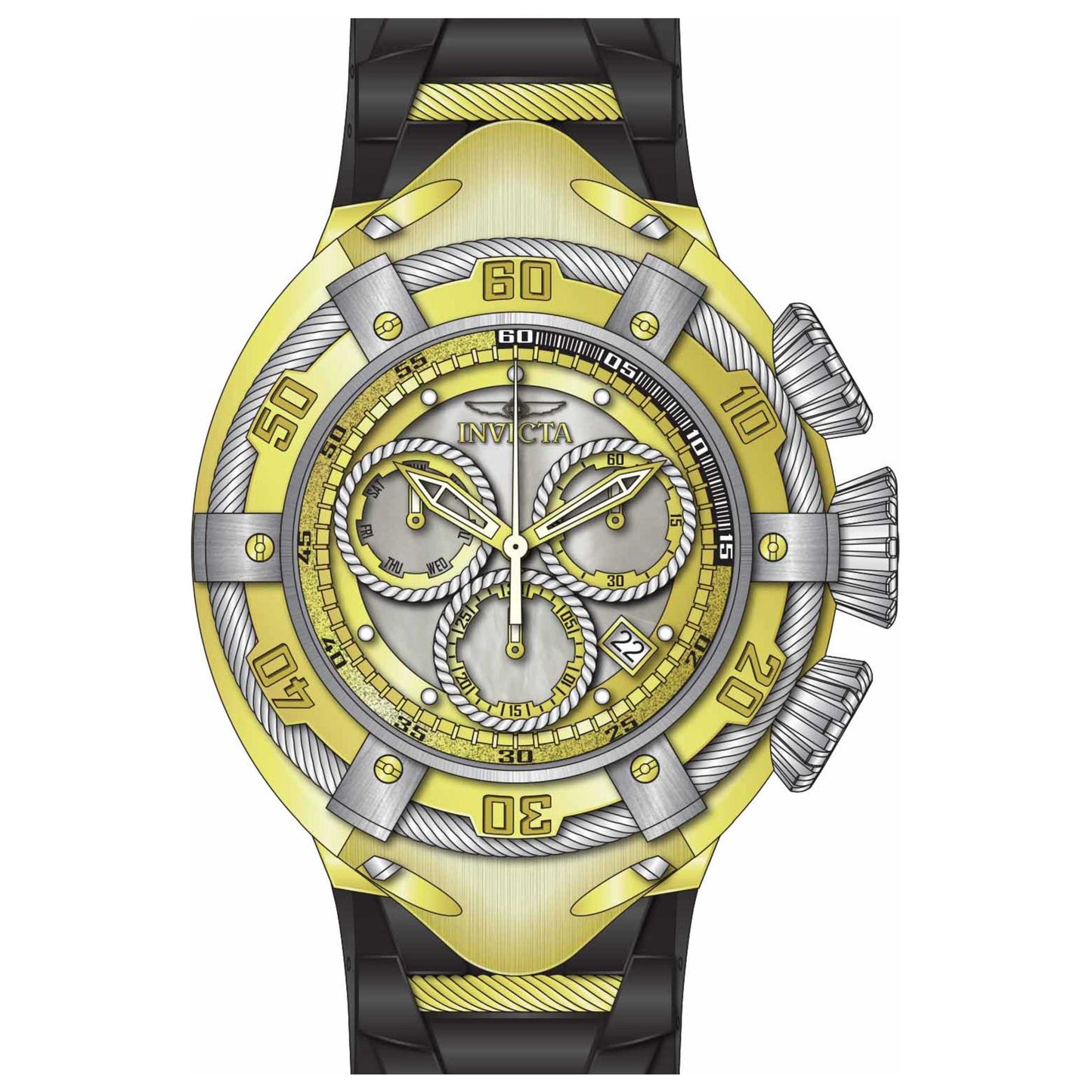 Front view of Invicta Bolt Men's Quartz Watch 33396