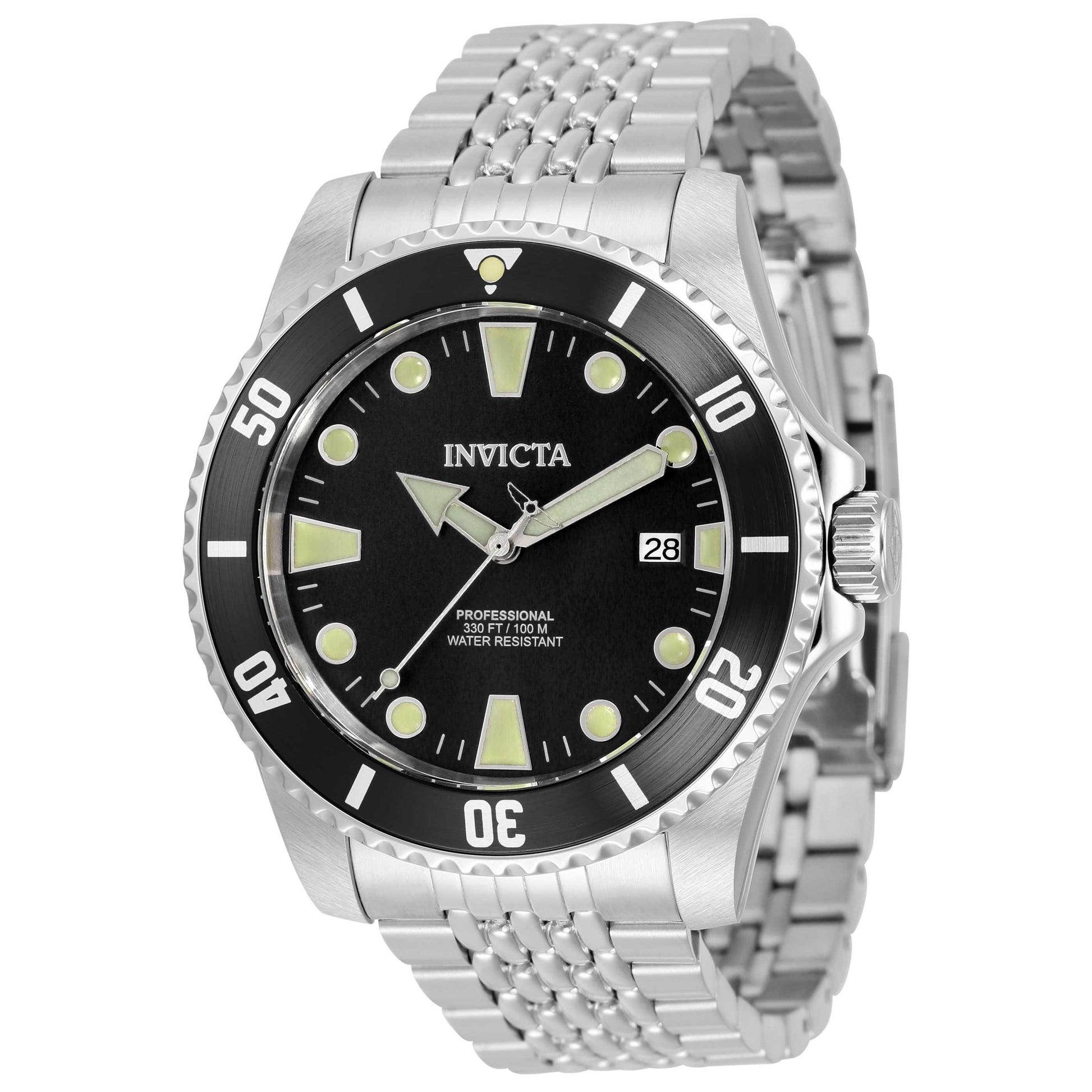 Front view of Invicta Pro Diver Men's Automatic Watch 33502
