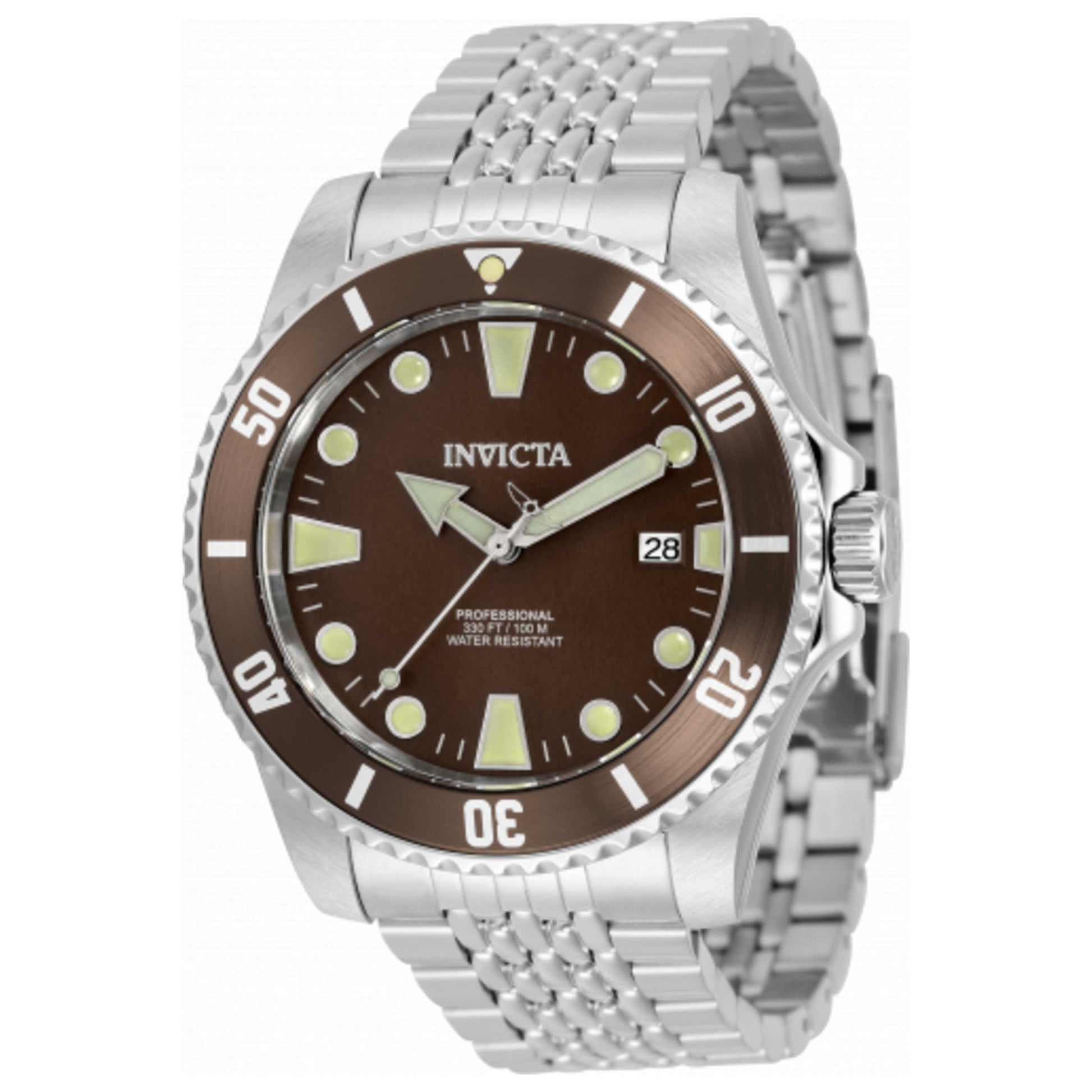 Front view of Invicta Pro Diver Men's Automatic Watch 33504