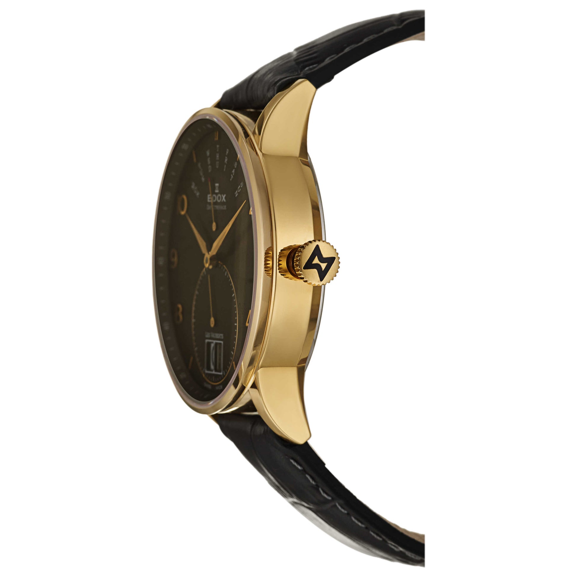 Edox Les Vauberts Men's Swiss Quartz (Battery-Powered) Watch 34005-37JG-GBD - Image #4