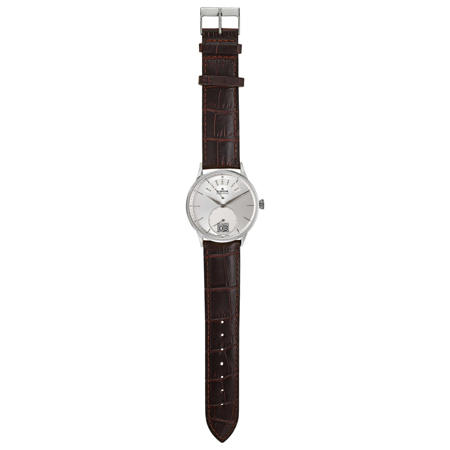 Edox Les Vauberts Men's Swiss Quartz (Battery-Powered) Watch 34005-3A-AIN - Image #8