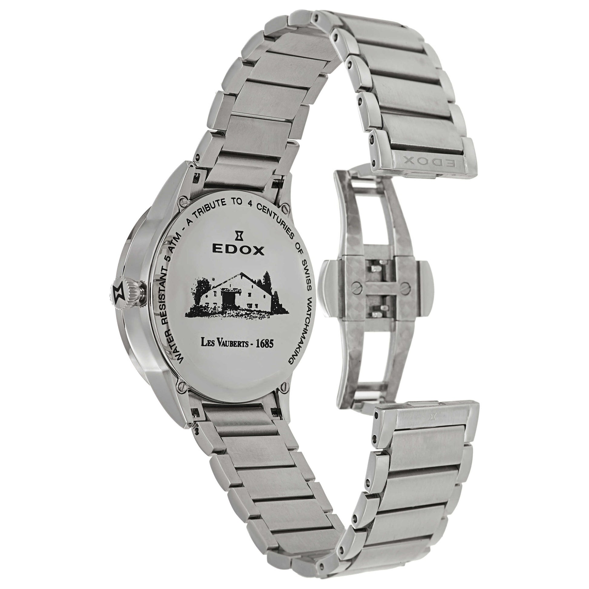 Edox Les Vauberts Men's Swiss Quartz (Battery-Powered) Watch 34006-3N-NIN - Image #2