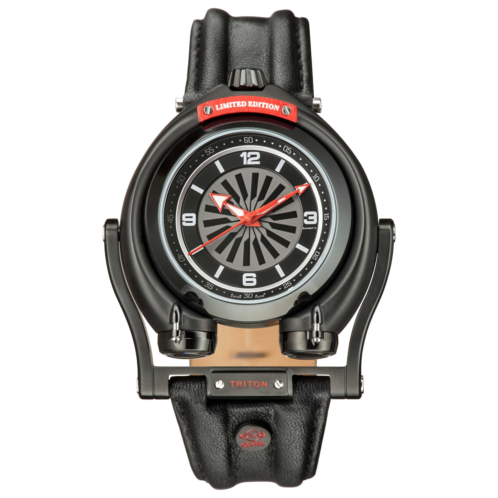 Front view of GV2 by Gevril Triton Men's Automatic Watch 3401