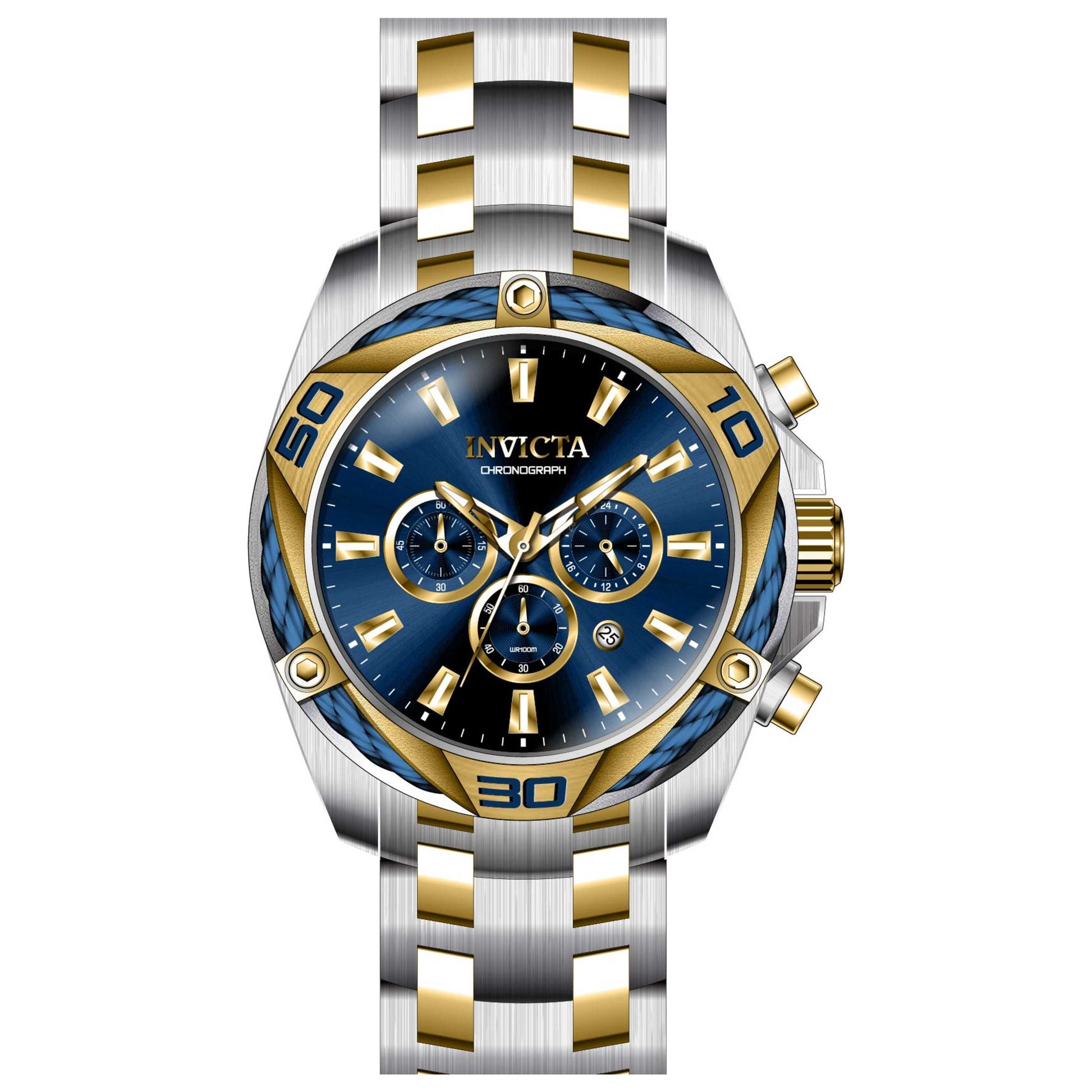 Front view of Invicta Bolt Men's Quartz Watch 34125