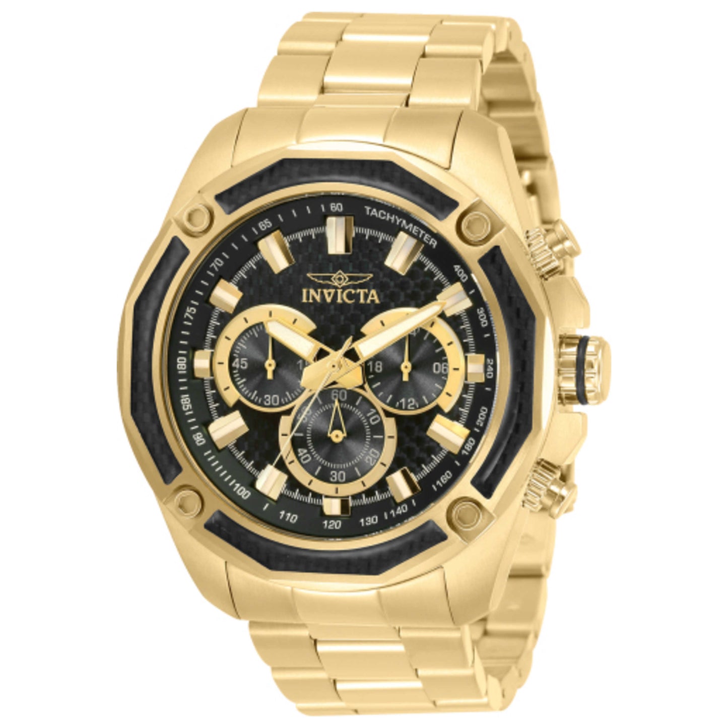 Front view of Invicta Aviator Men's Quartz Watch 34158