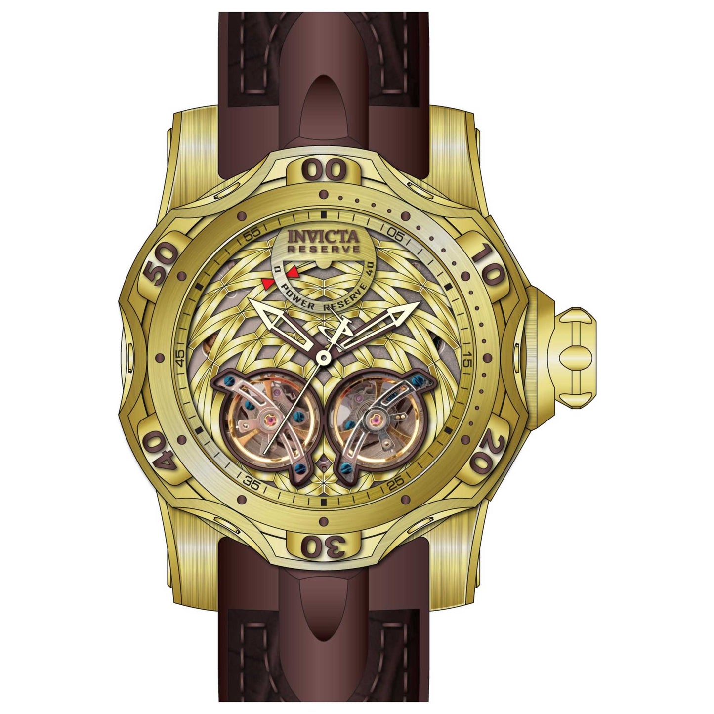 Front view of Invicta Reserve Men's Automatic Watch 34476