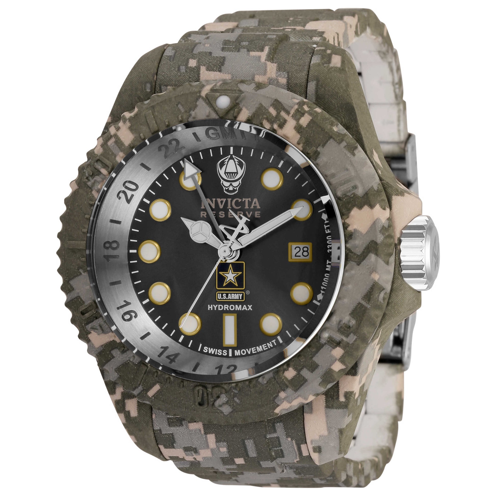 Front view of Invicta U.S. Army Men's Quartz Watch 34577