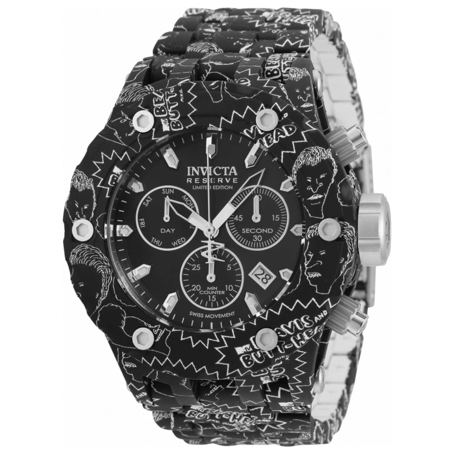 Front view of Invicta Beavis & Butthead Men's Quartz Watch 34664