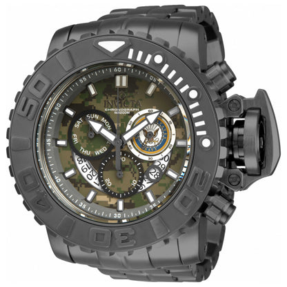 Front view of Invicta U.S. Navy Men's Quartz Watch 34676