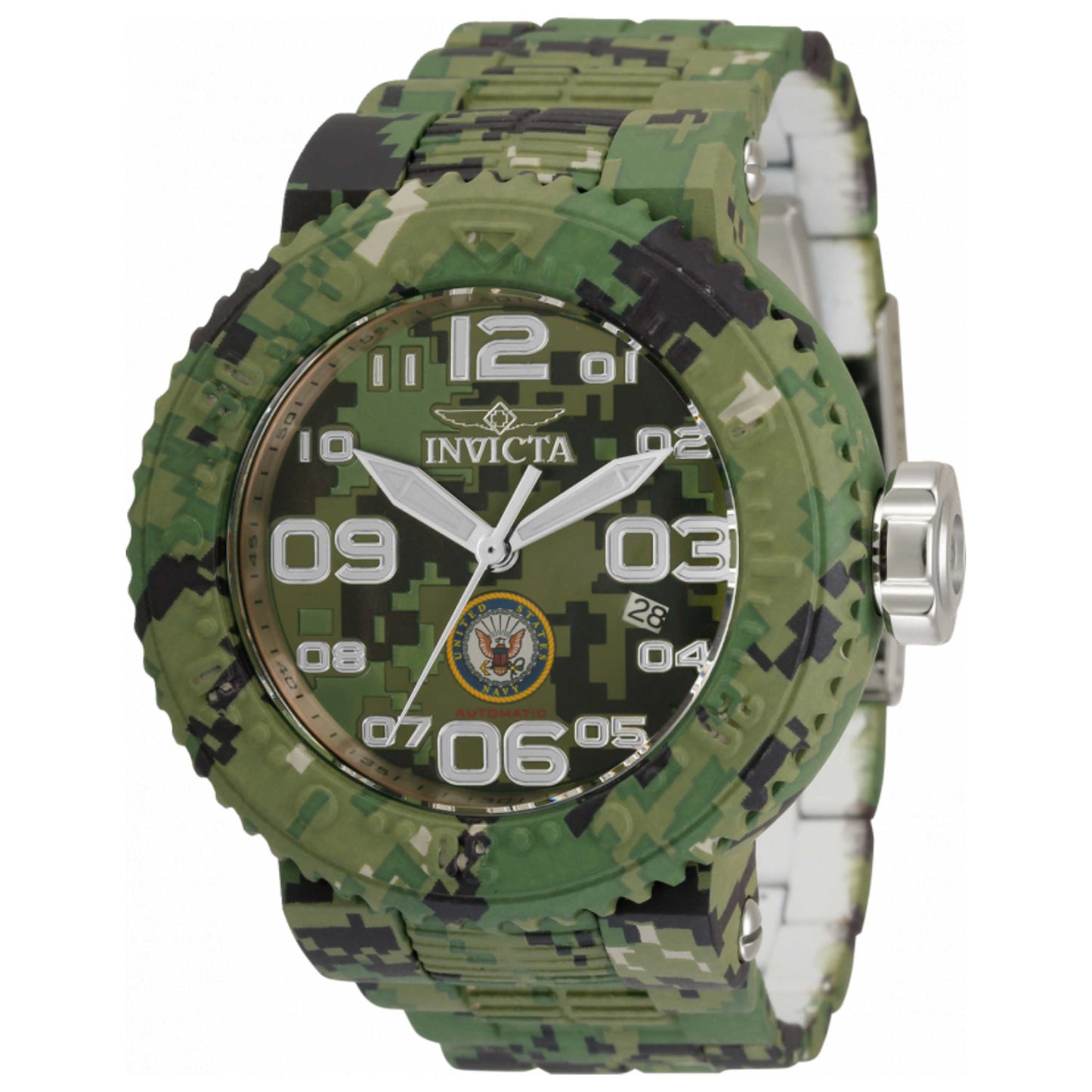 Front view of Invicta U.S. Navy Men's Automatic Watch 34679