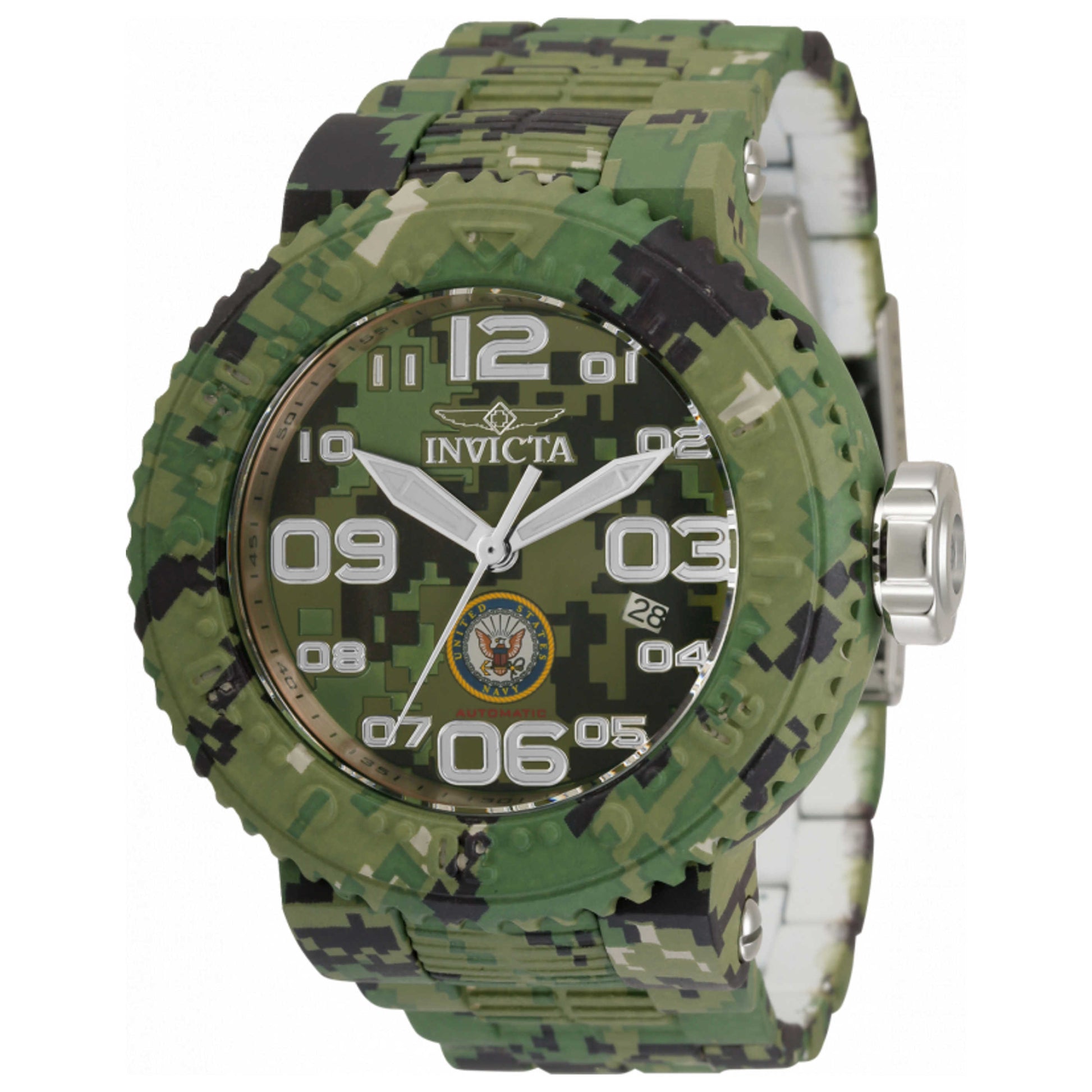 Front view of Invicta U.S. Navy Men's Automatic Watch 34679