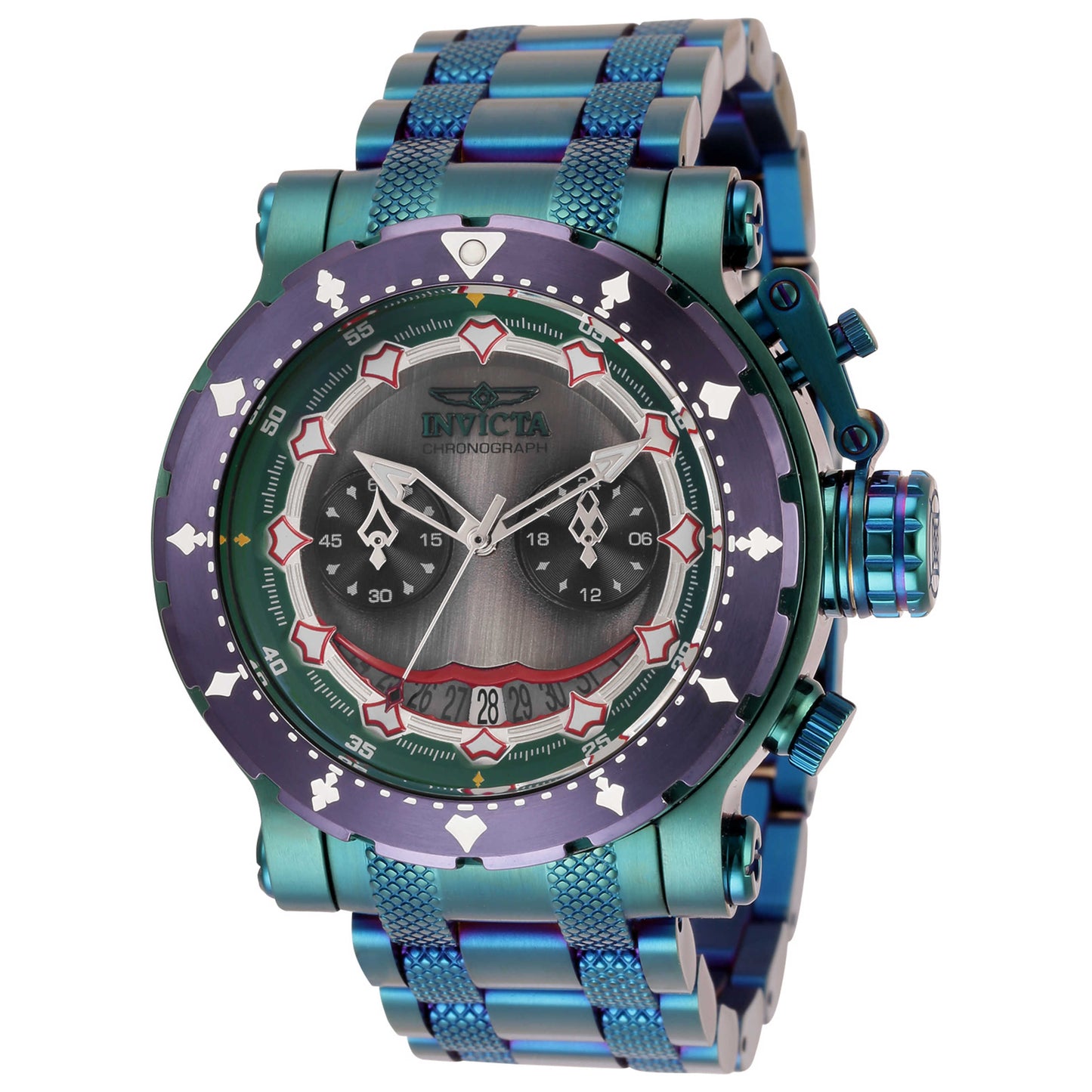Front view of Invicta DC Comics Men's Quartz Watch 34832