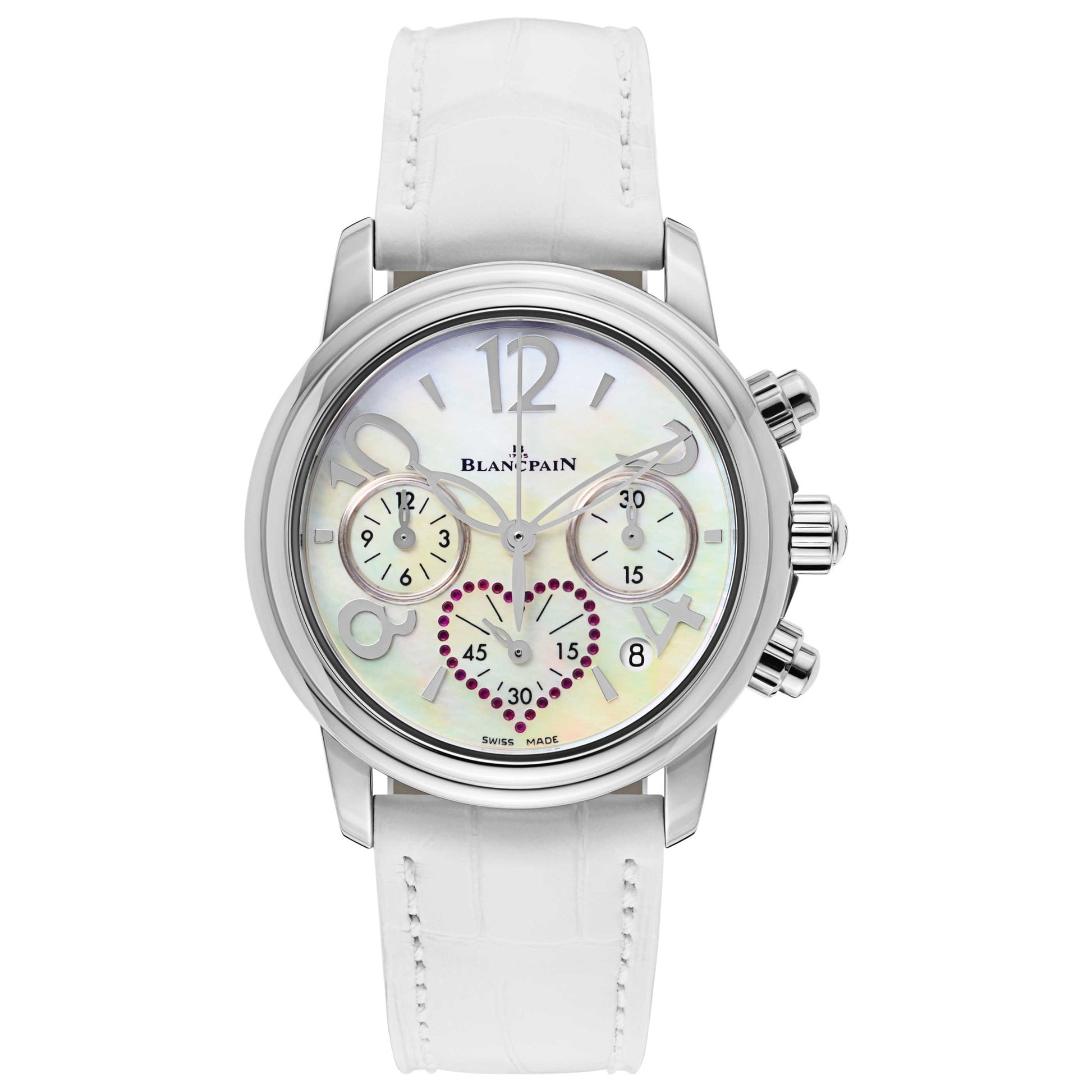 Front view of Blancpain Women's Automatic Watch 3485F-1154-55B