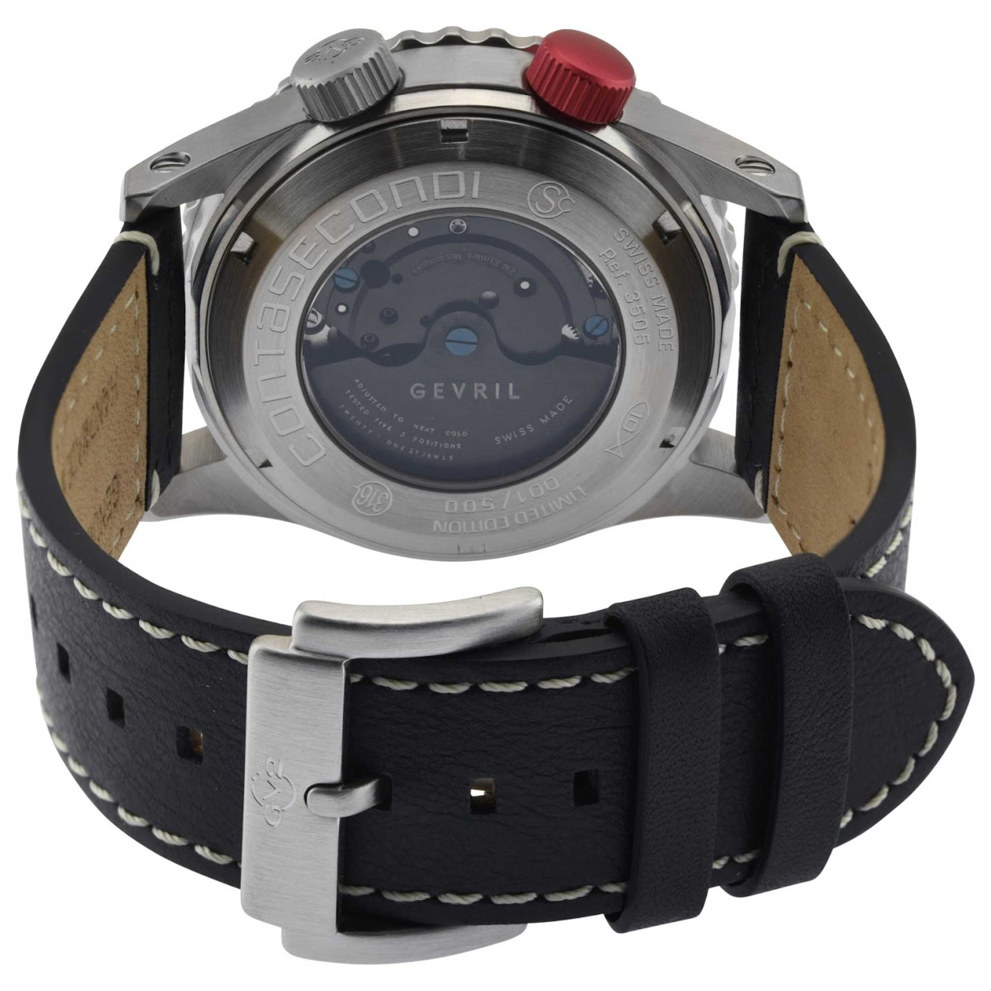 GV2 by Gevril Contasecondi Men's Automatic Watch 3505 - Image #2