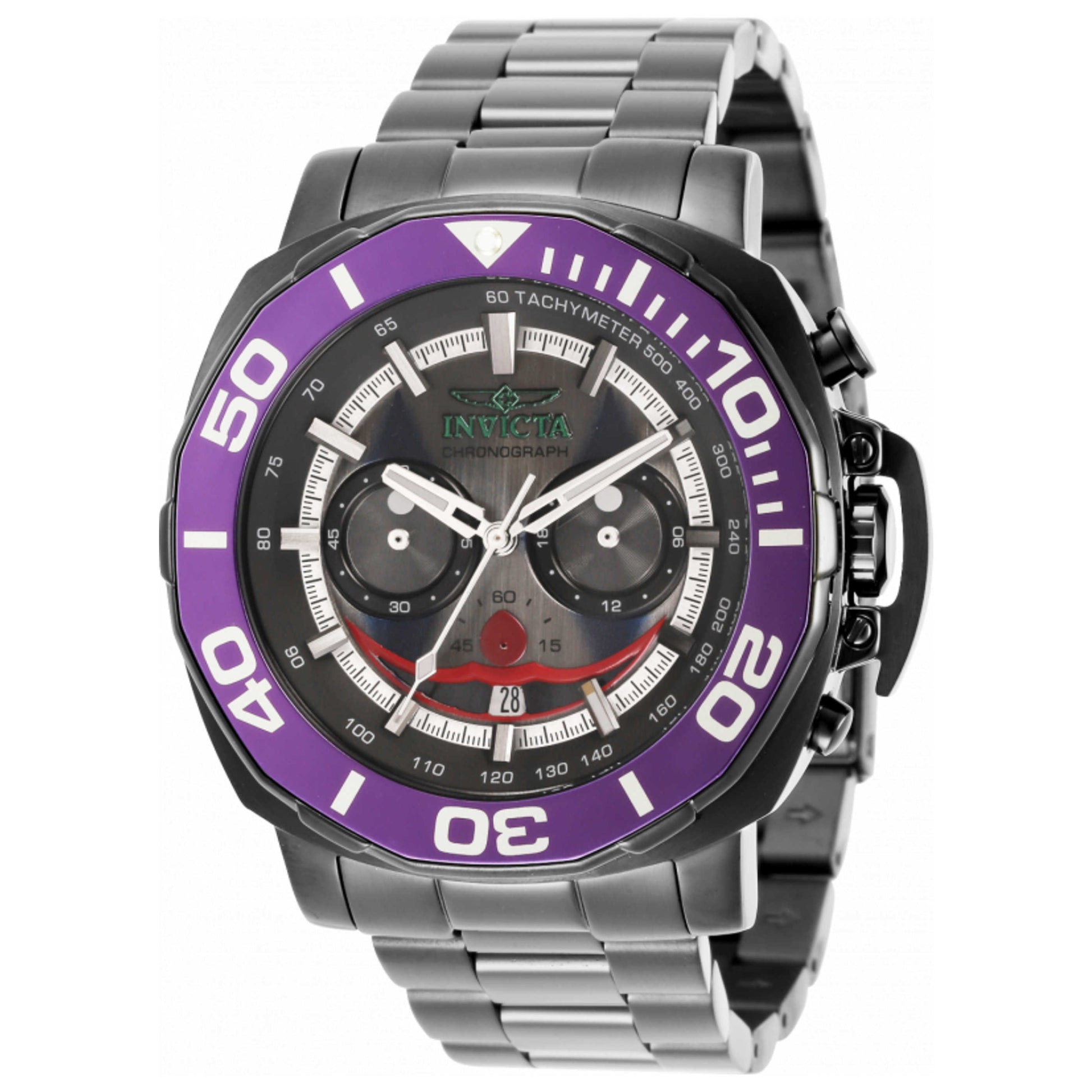 Front view of Invicta Dc Comics Men's Quartz Watch 35073