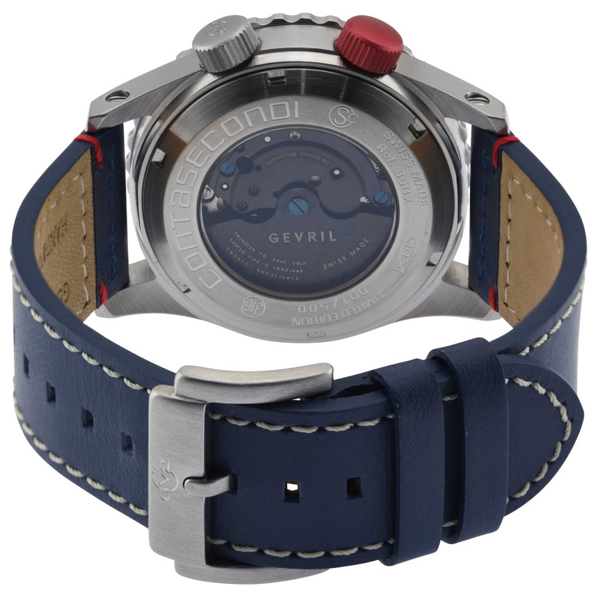 GV2 by Gevril Contasecondi Men's Automatic Watch 3507 - Image #2