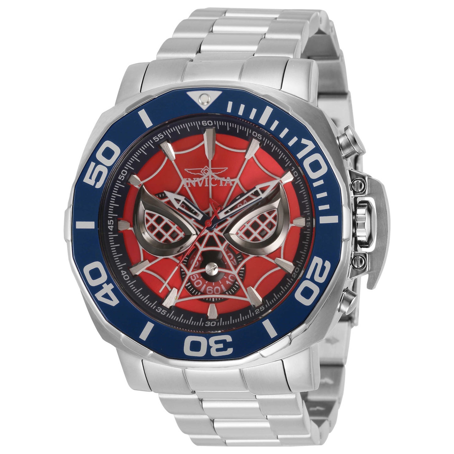 Front view of Invicta Marvel Men's Quartz Watch 35096
