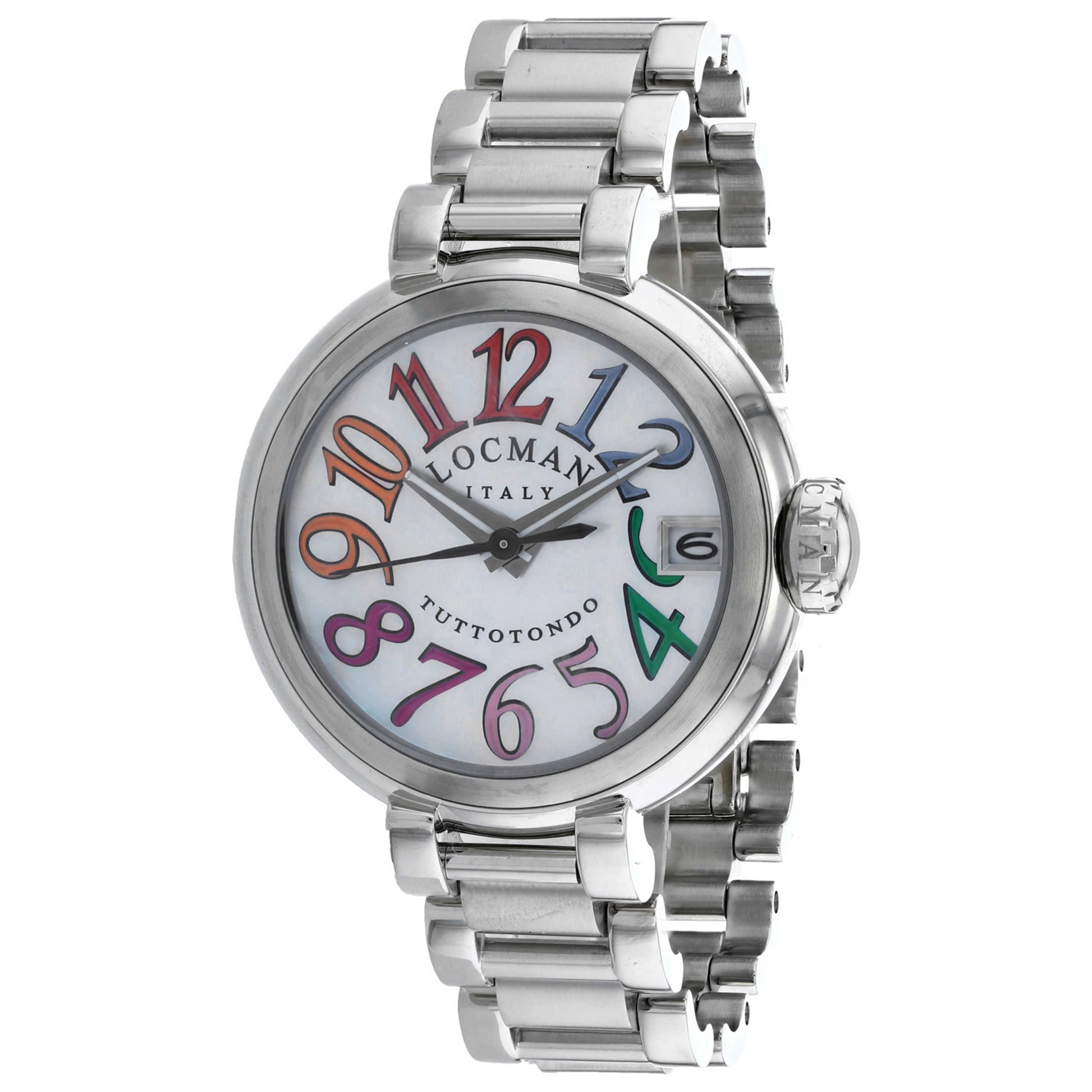 Front view of Locman Classic Men's Quartz Watch 350BMOPMUL