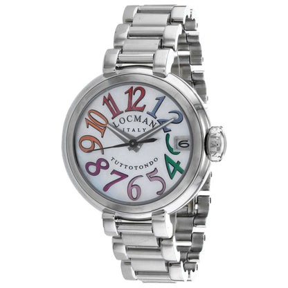 Front view of Locman Classic Men's Quartz Watch 350BMOPMUL