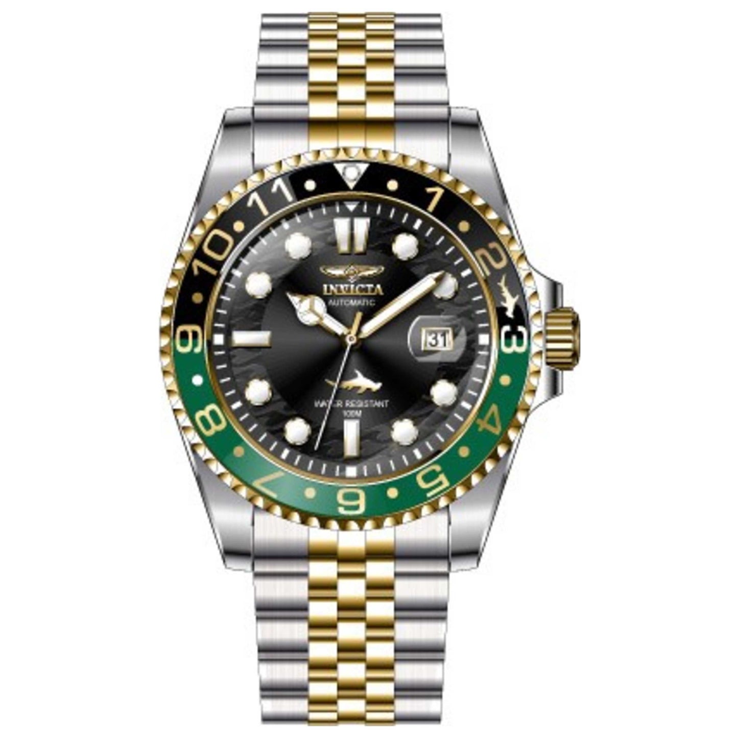 Front view of Invicta Pro Diver Men's Automatic Watch 35151