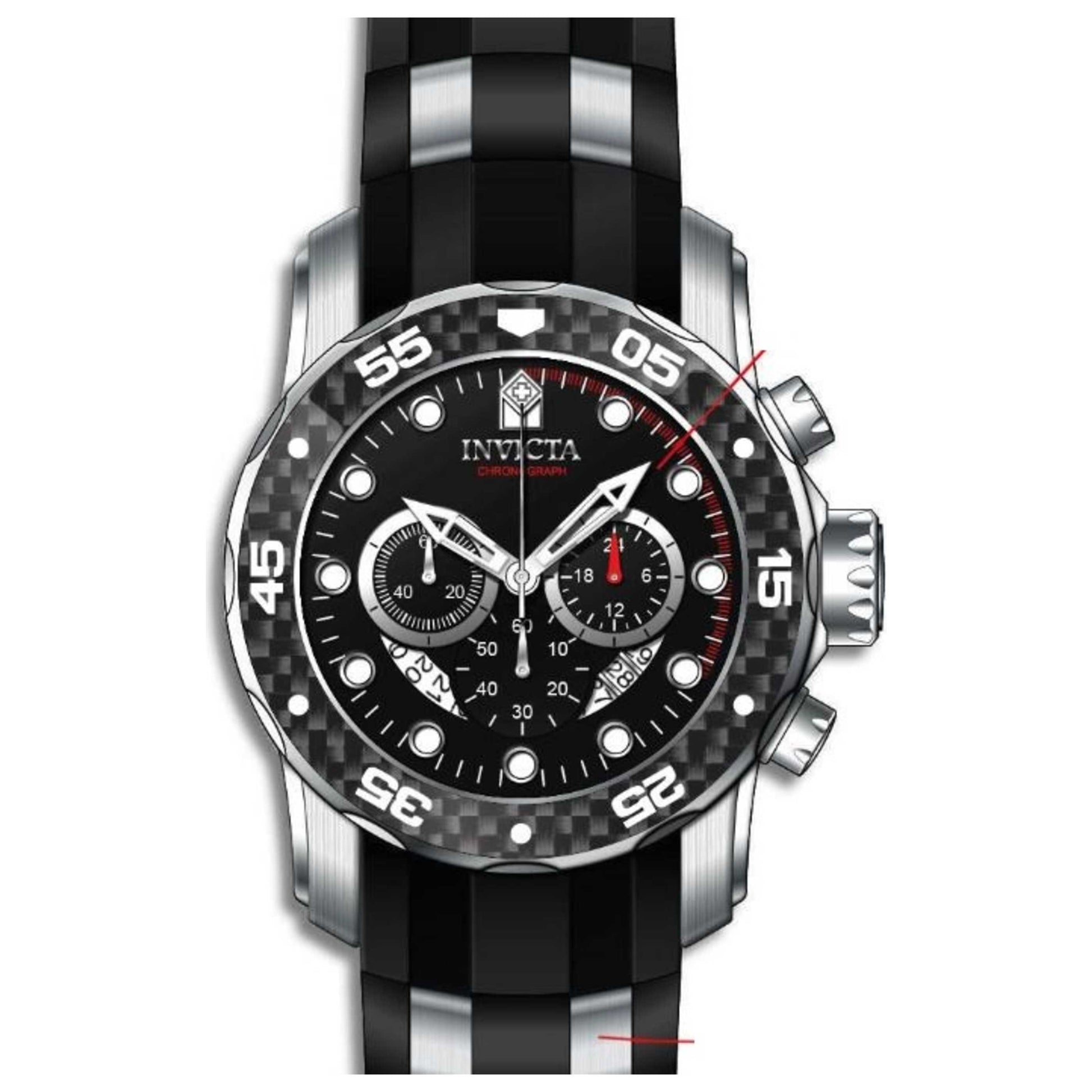 Front view of Invicta Pro Diver Men's Quartz Watch 35414