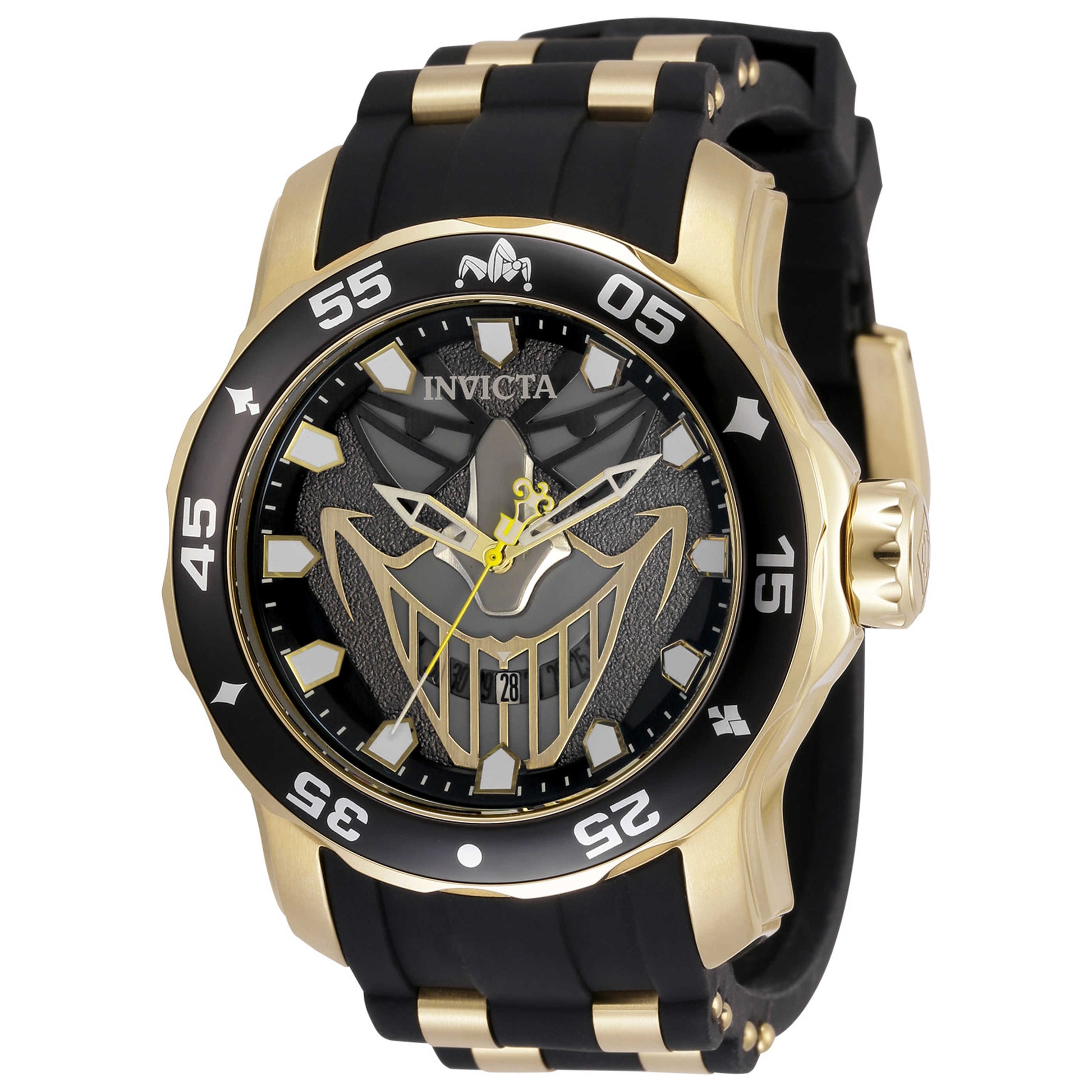 Front view of Invicta Dc Comics Men's Quartz Watch 35609