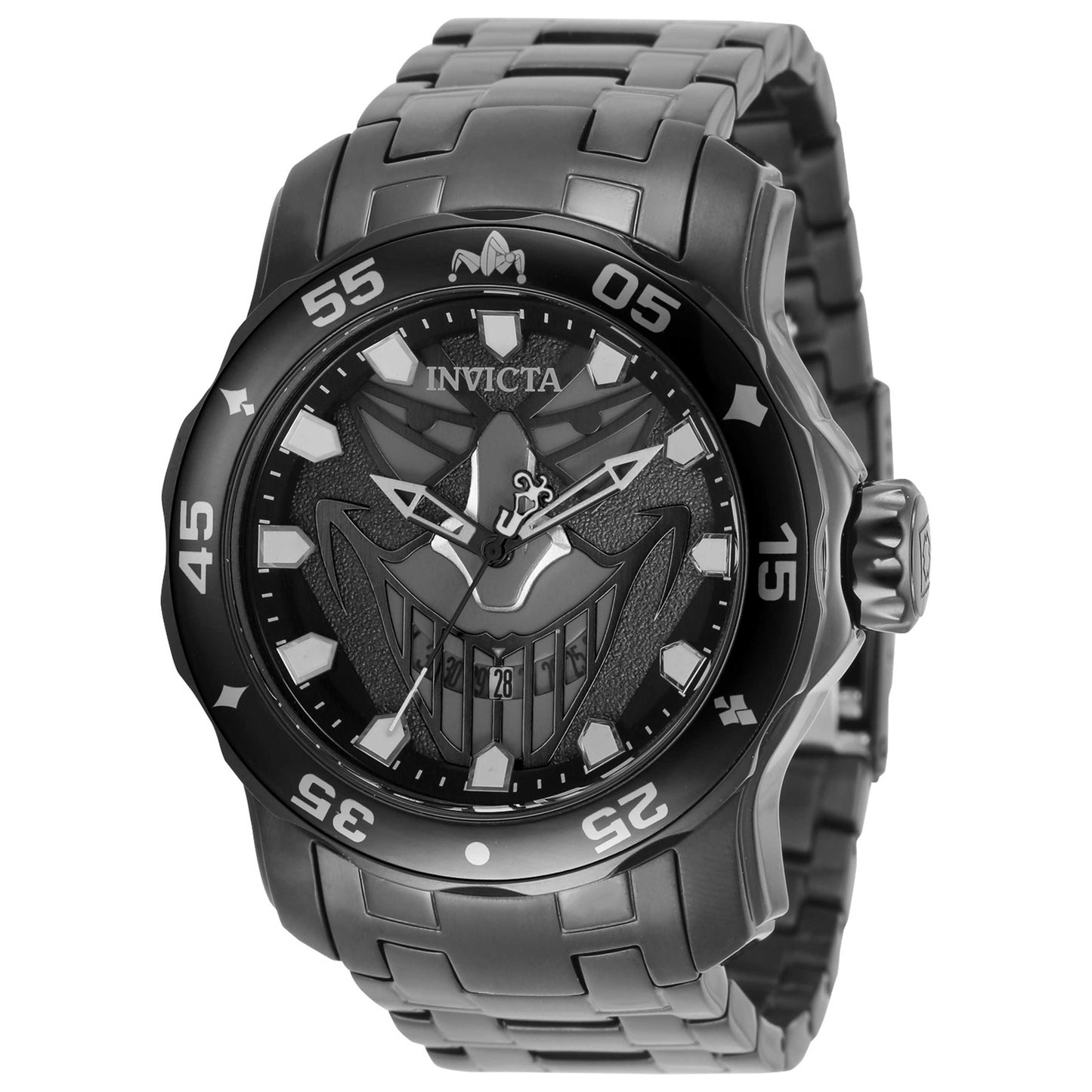 Front view of Invicta Dc Comics Men's Quartz Watch 35616