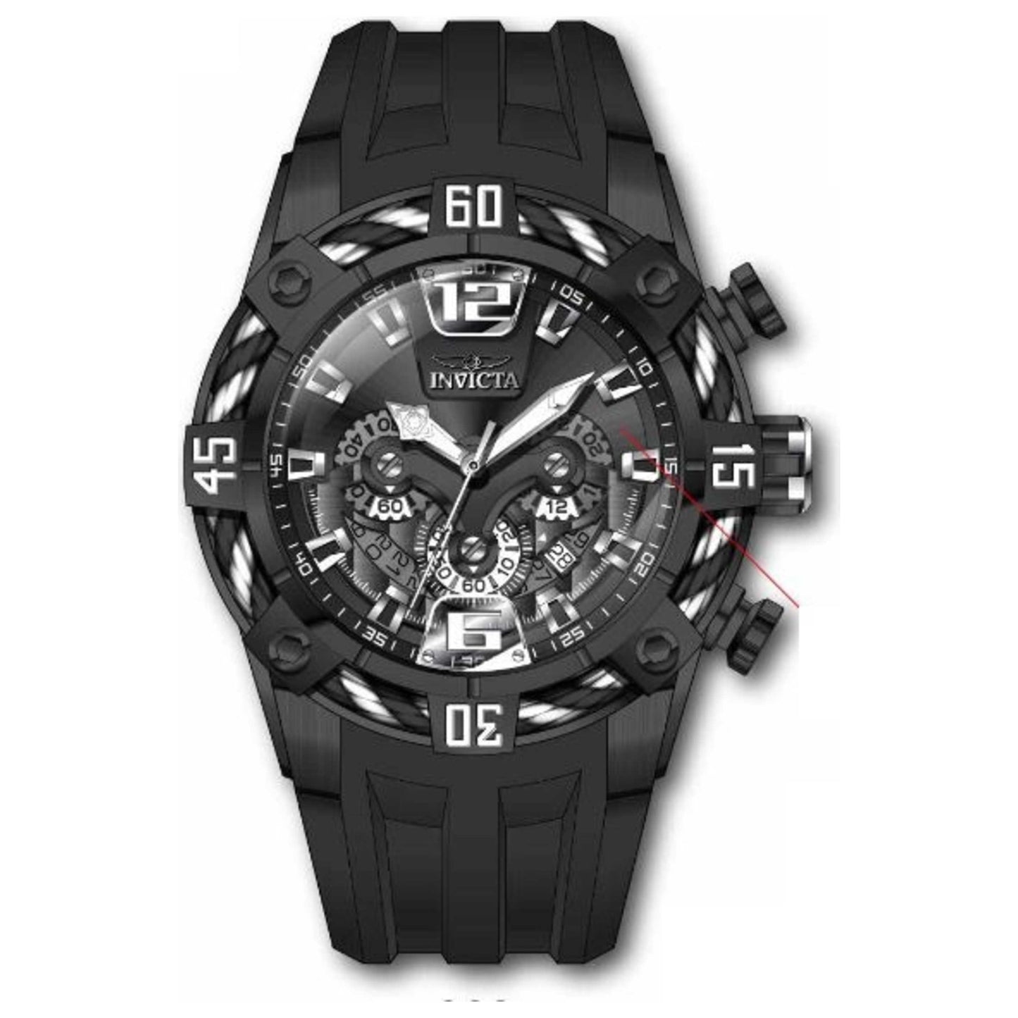 Front view of Invicta Bolt Men's Quartz Watch 35628