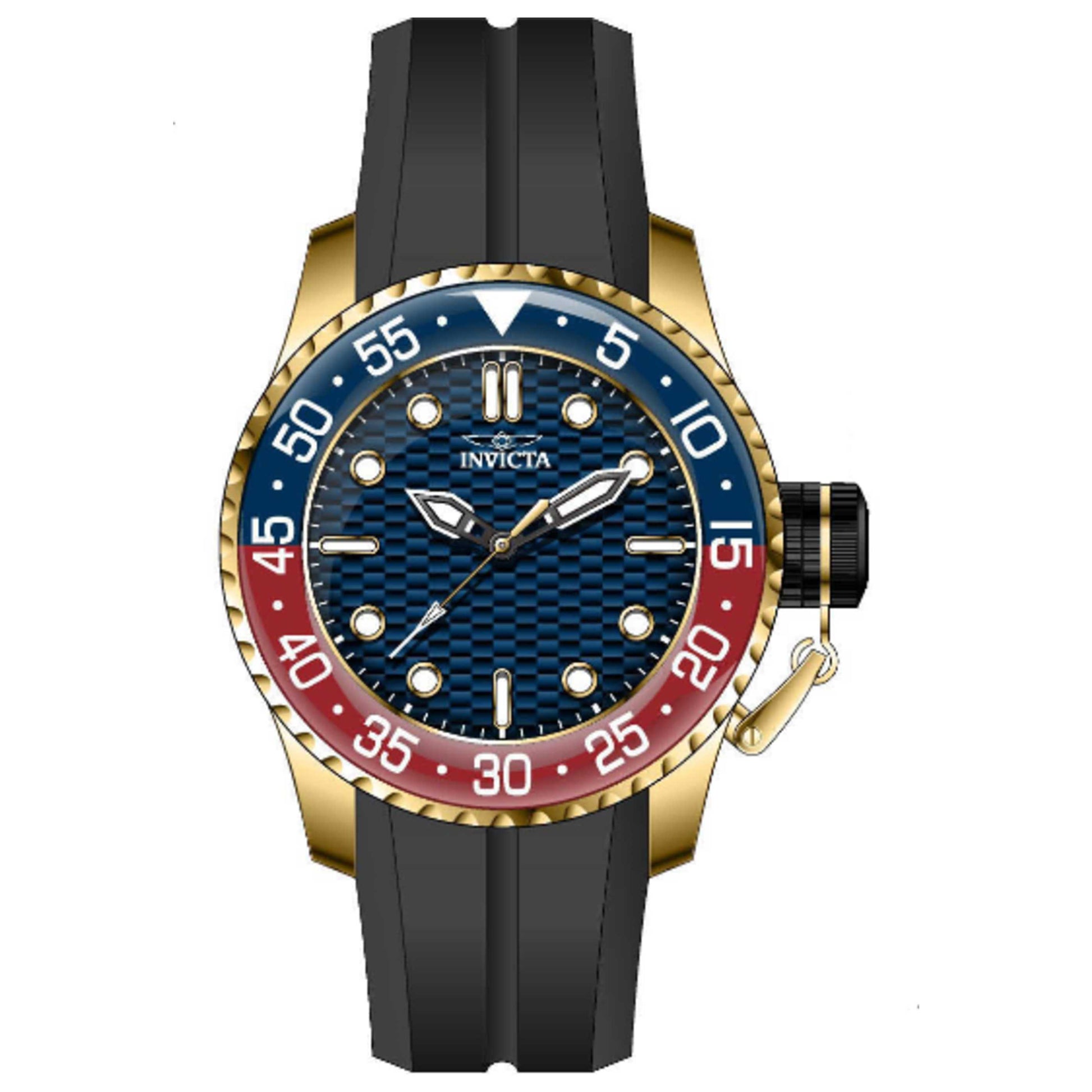 Front view of Invicta Pro Diver Men's Quartz Watch 35660
