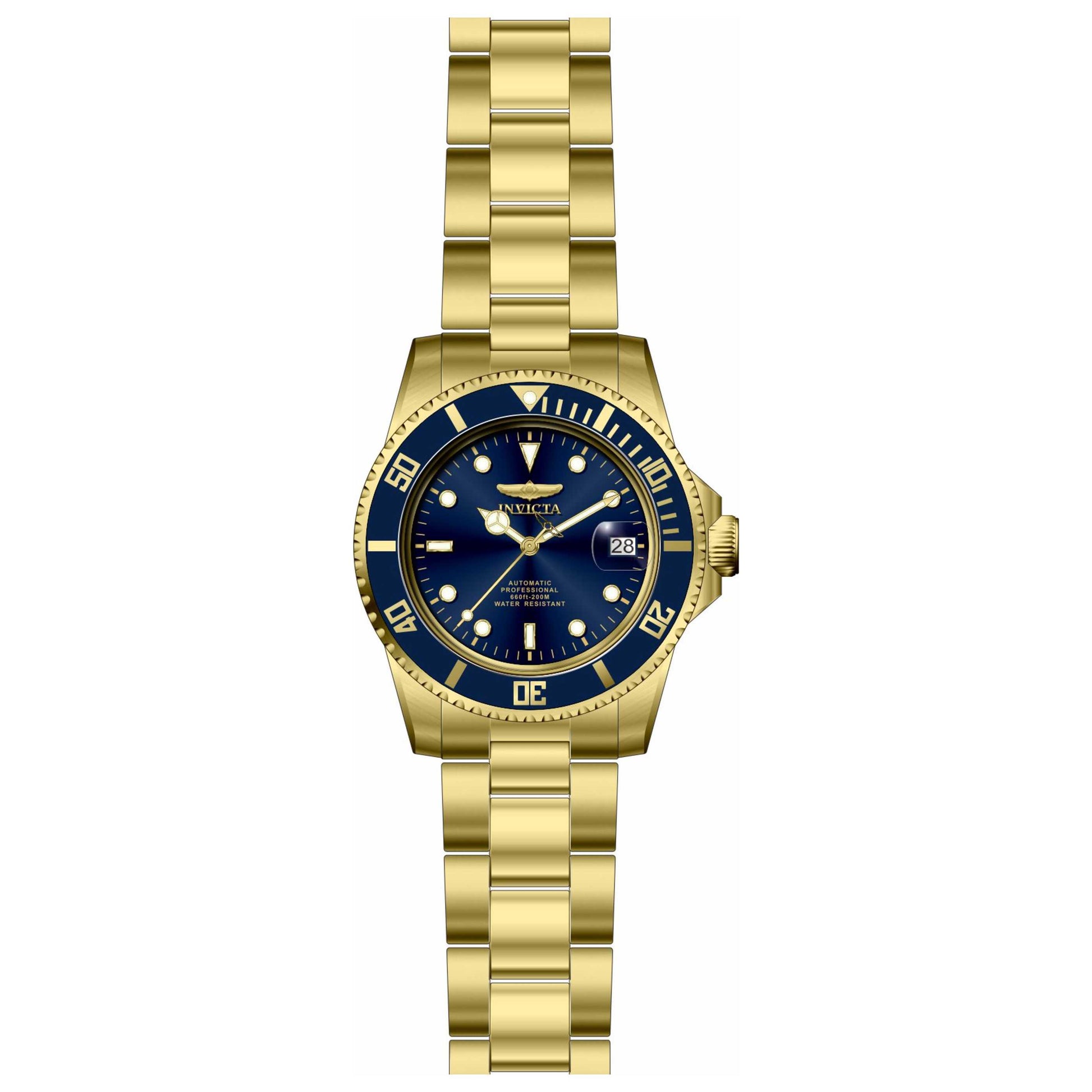 Front view of Invicta Pro Diver Men's Automatic Watch 35699