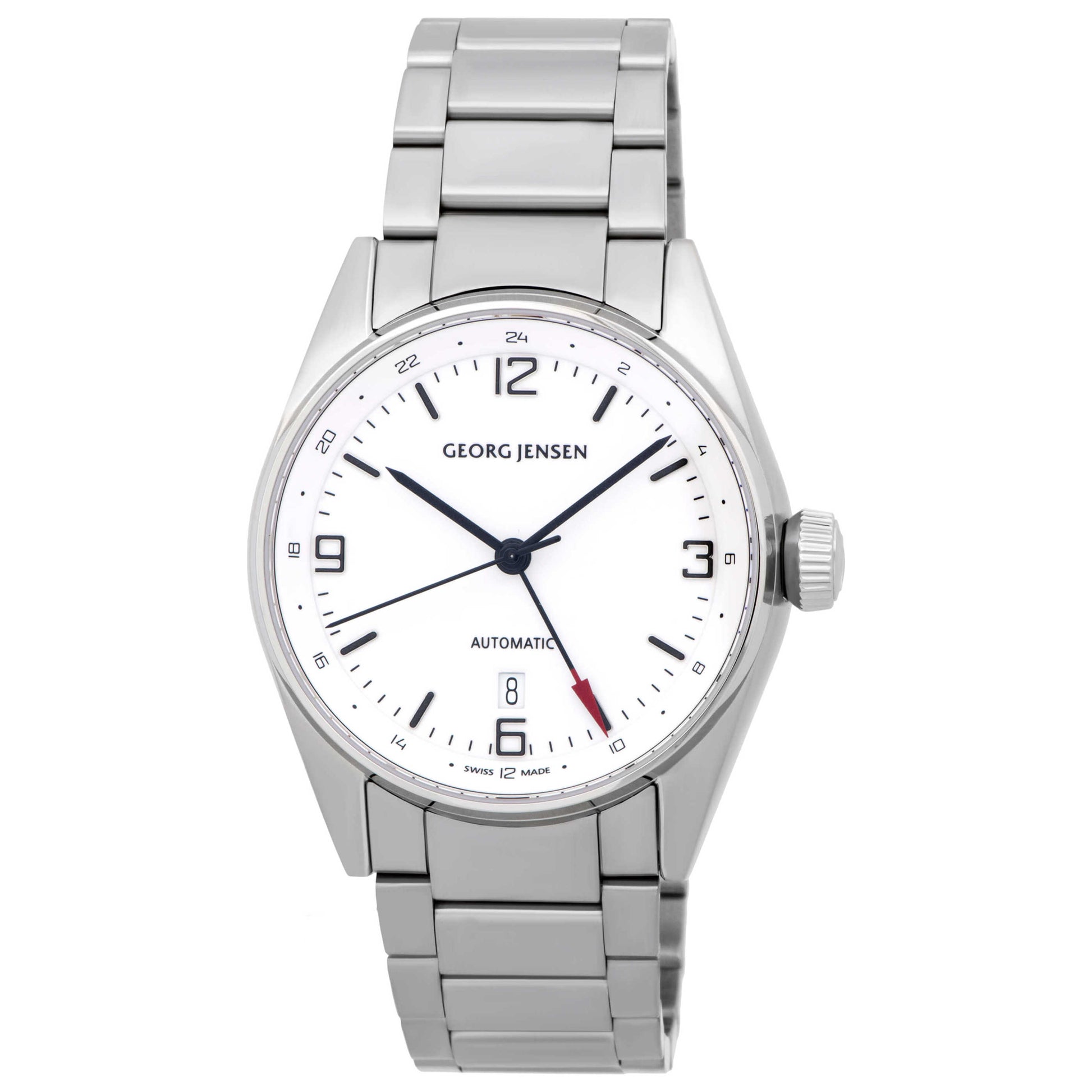Front view of Georg Jensen Delta Men's Automatic Watch 3575599
