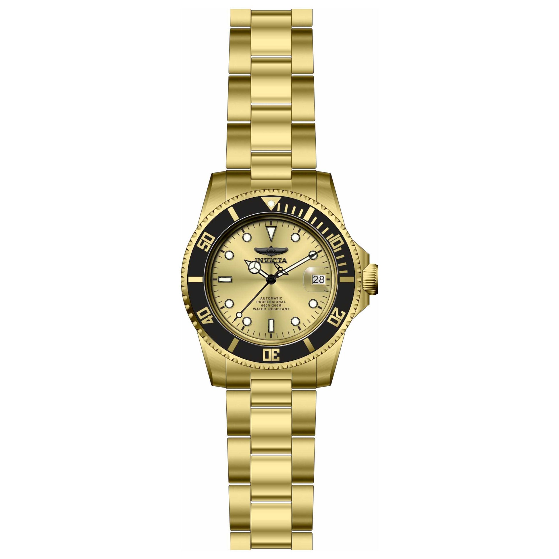 Front view of Invicta Pro Diver Men's Automatic Watch 35846