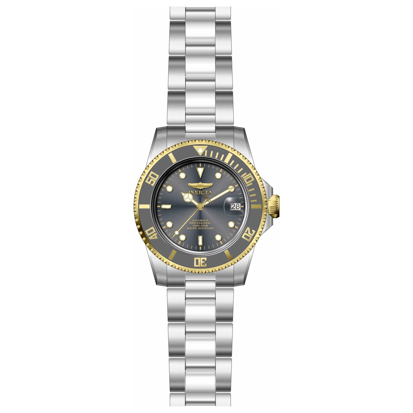 Front view of Invicta Pro Diver Men's Automatic Watch 35847