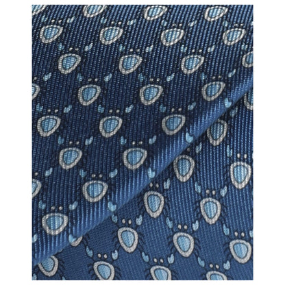 Ferragamo Crab Print Men's Tie 358489-714022 - Image #4