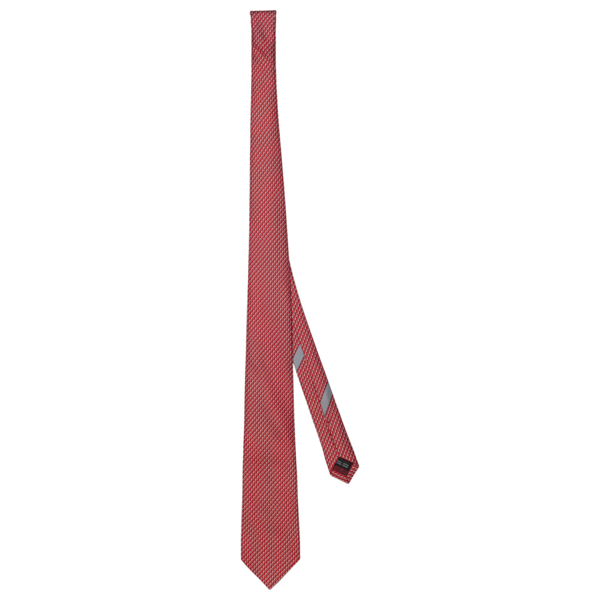 Ferragamo Dolphin Print Men's Tie 358711-716119 - Image #2