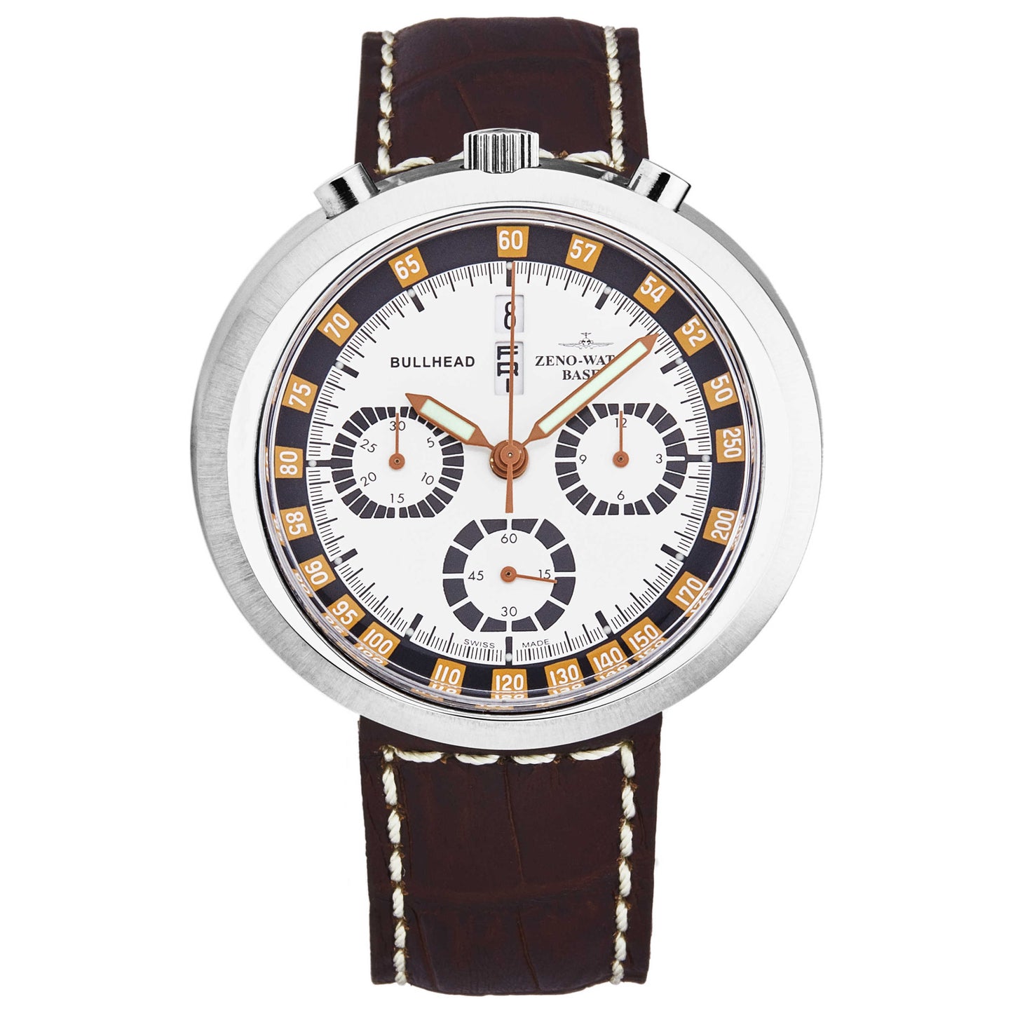 Front view of Zeno Bullhead Men's Automatic Watch 3591-I26