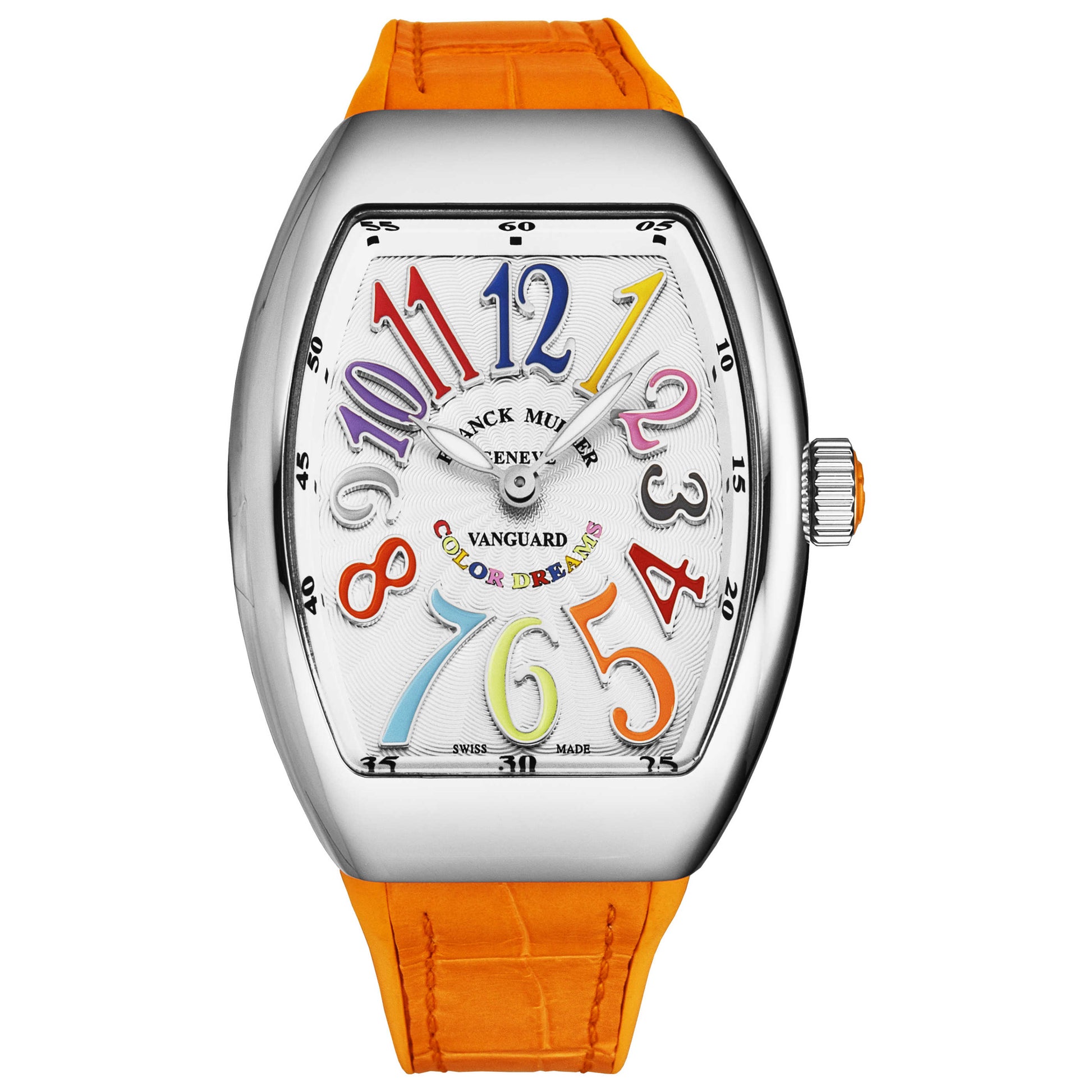 Front view of Franck Muller Vanguard Women's Quartz Watch 35QZCLDSILORG