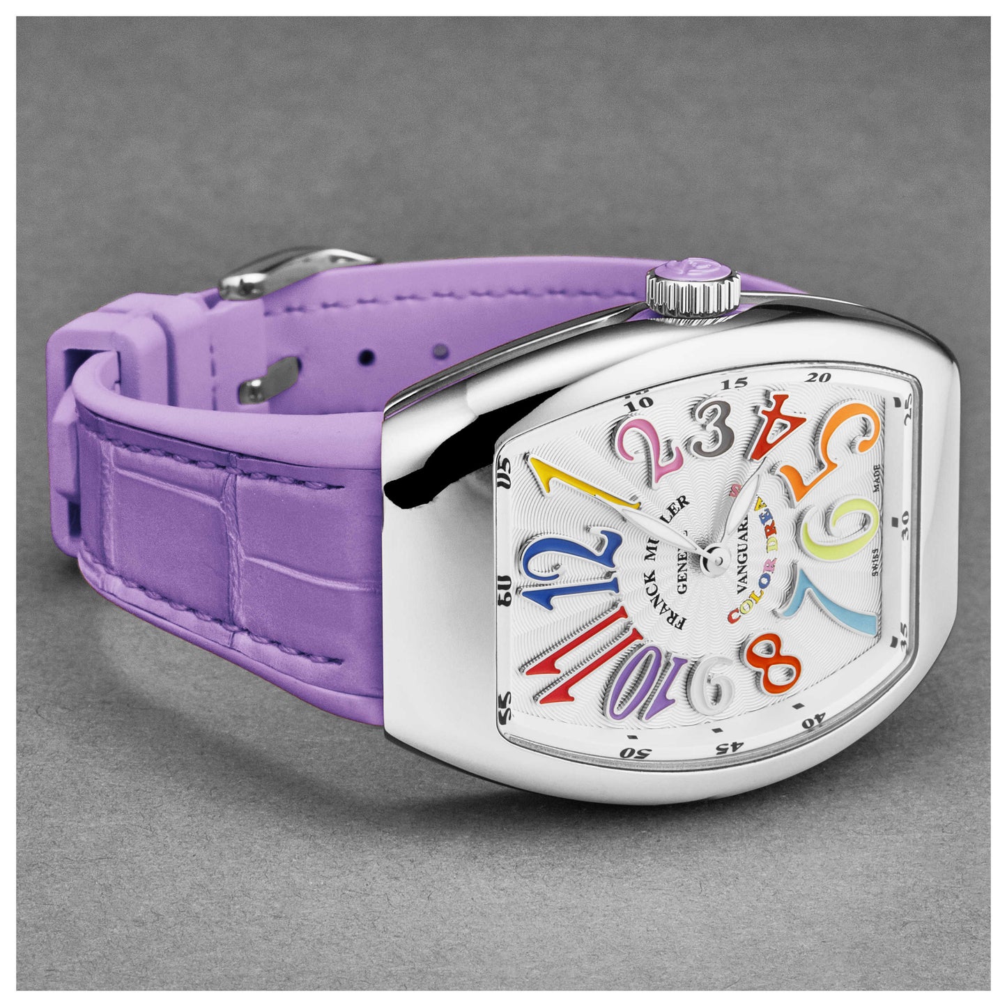 Franck Muller Vanguard Women's Quartz Watch 35QZCLDSILPRPL - Image #4