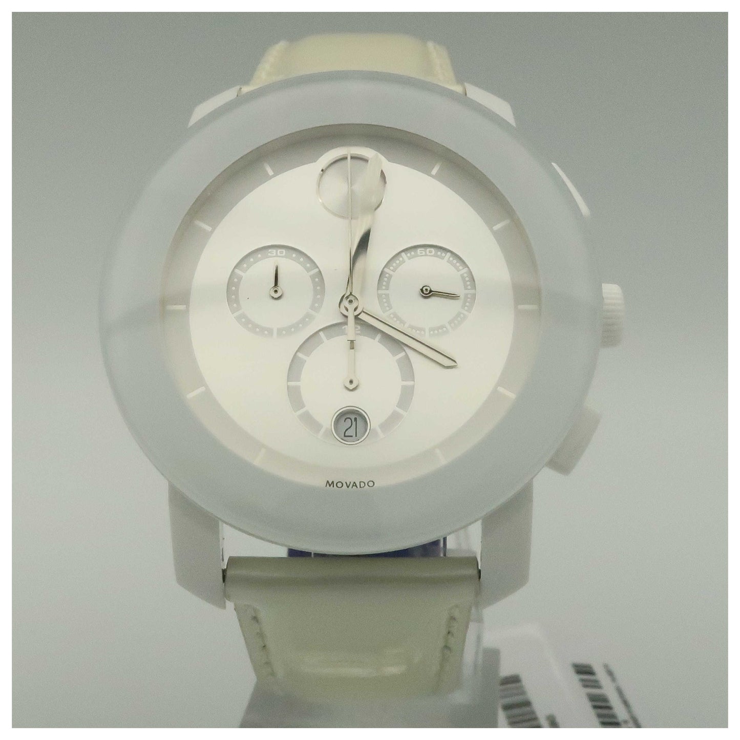 Front view of Movado Bold Men's Swiss Quartz (Battery-Powered) Watch 3600011-PO
