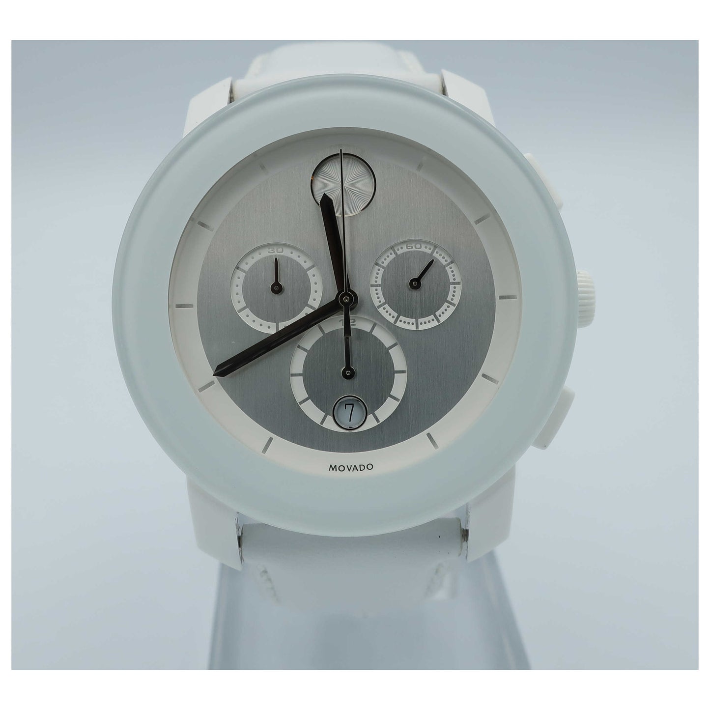 Front view of Movado Bold Men's Swiss Quartz (Battery-Powered) Watch 3600011-SD
