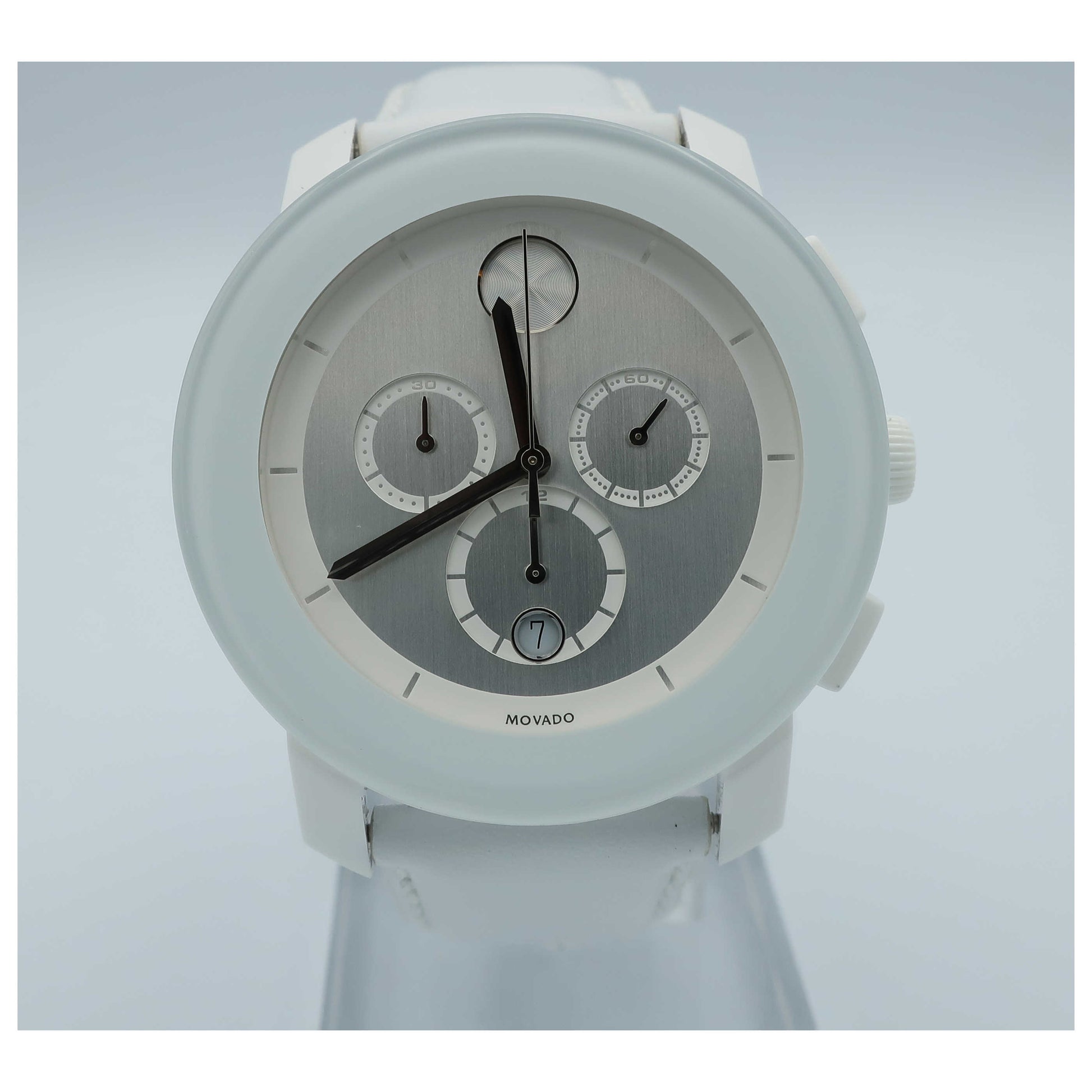 Front view of Movado Bold Men's Swiss Quartz (Battery-Powered) Watch 3600011-SD